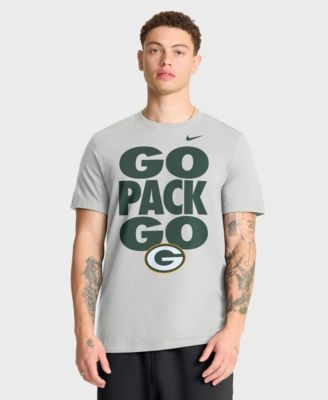 Men's Gray Green Bay Packers We Run This T-Shirt