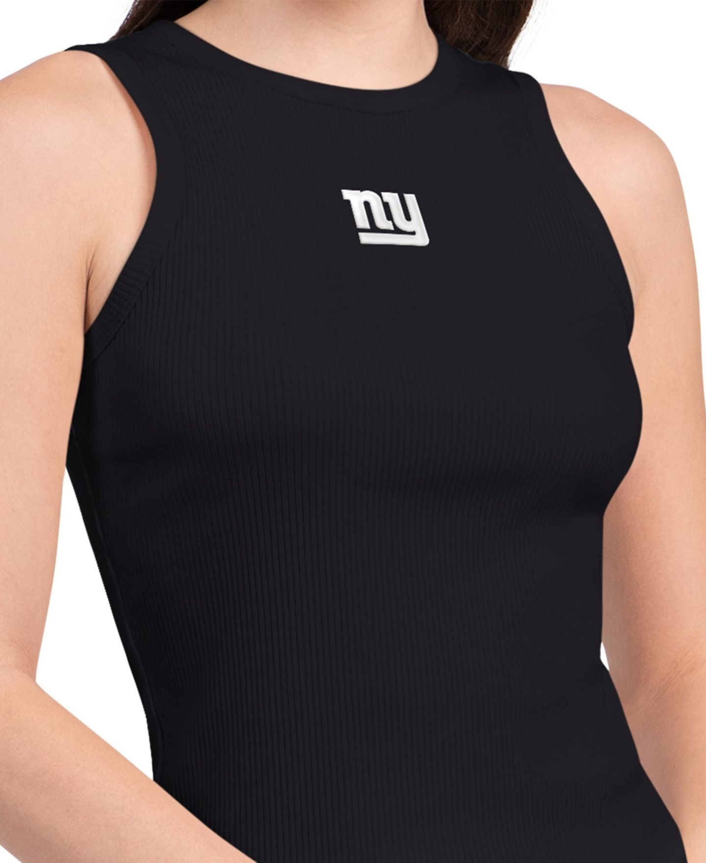 Женский топ Starter Black New York Giants Athleisure Cropped — фото 3