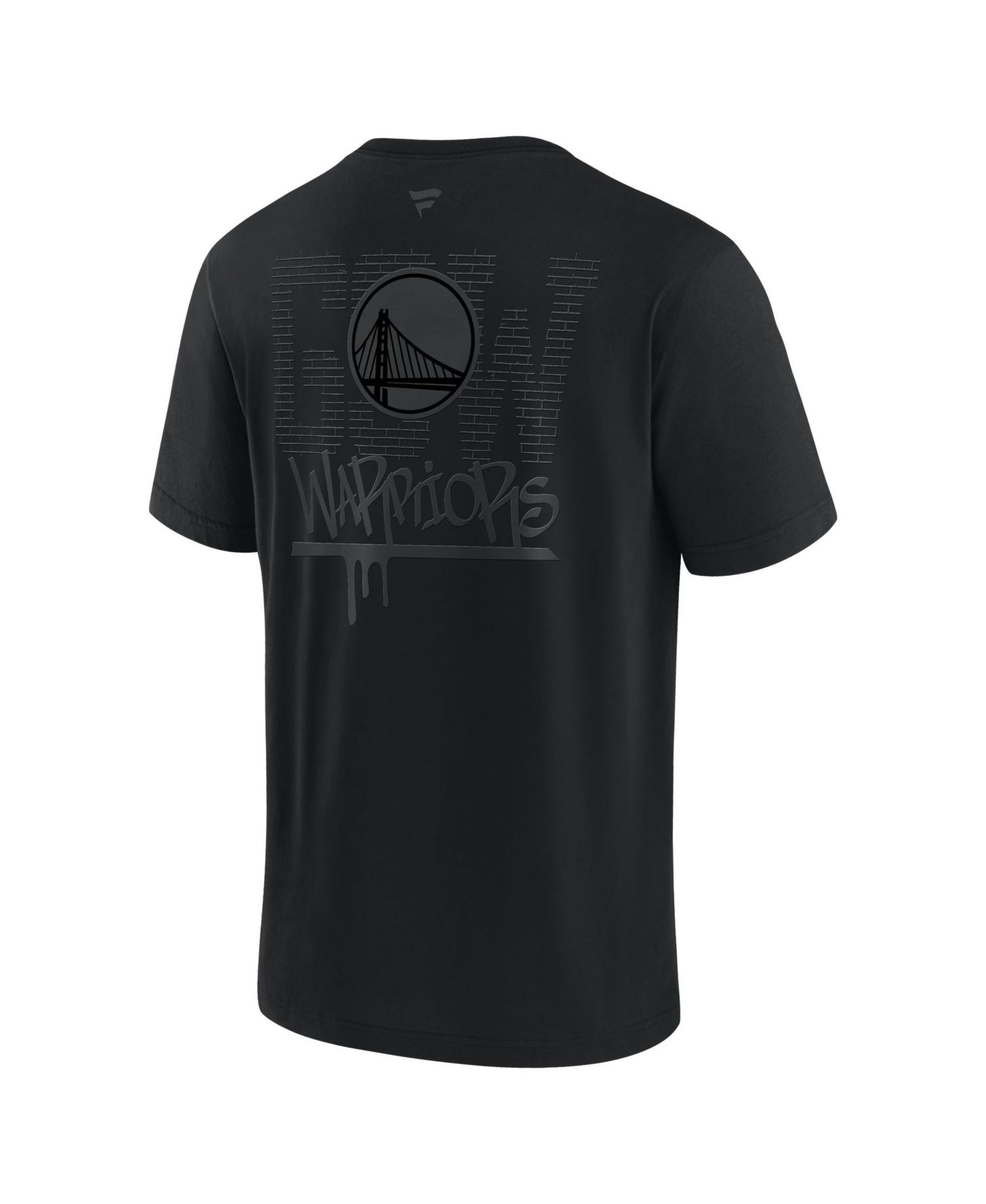 Men's Golden State Warriors Blackout Heavyweight T-Shirt