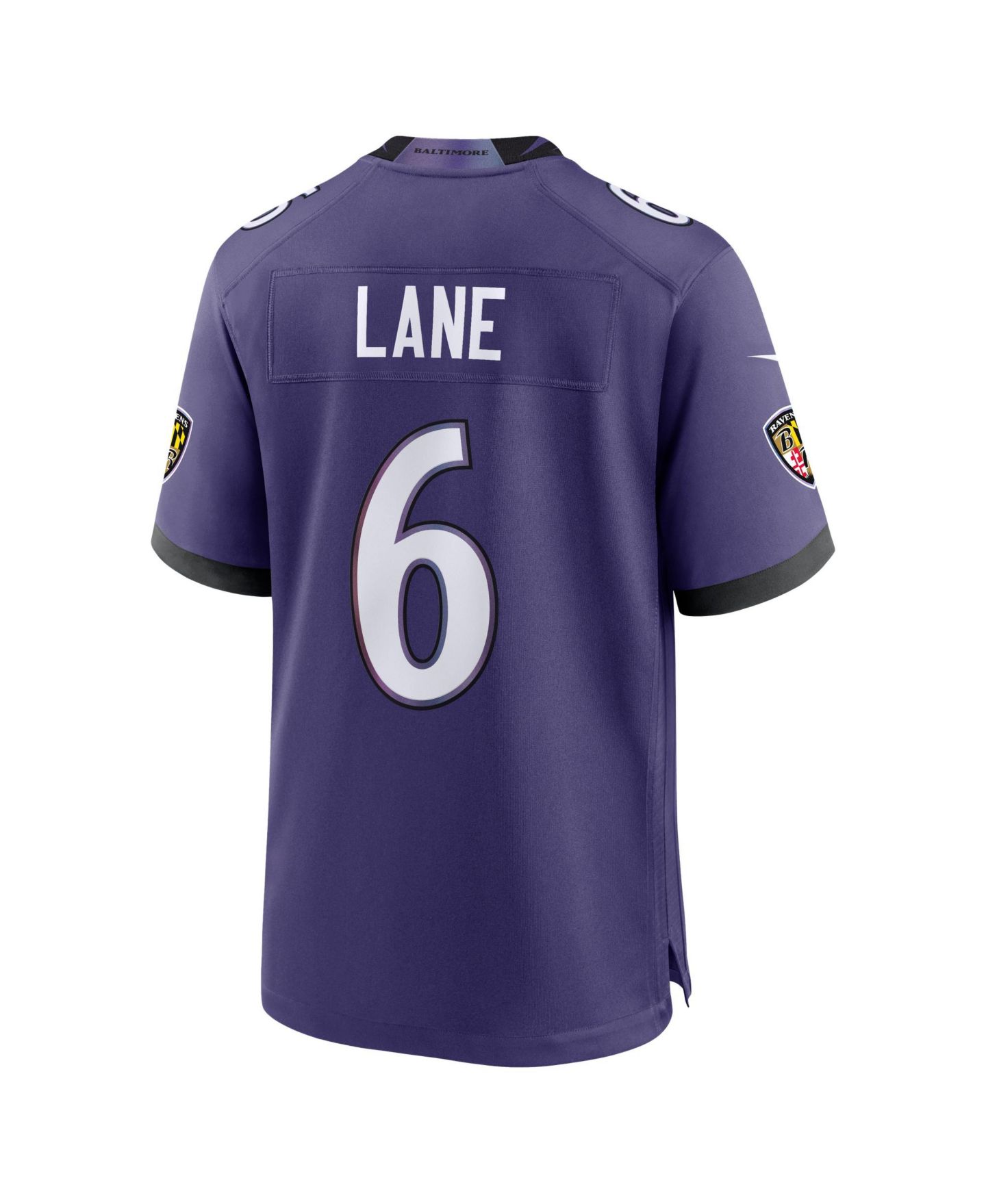 Мужской топ Nike Ja'Kobi Lane Purple Baltimore Ravens Team Game Jersey — фото 3