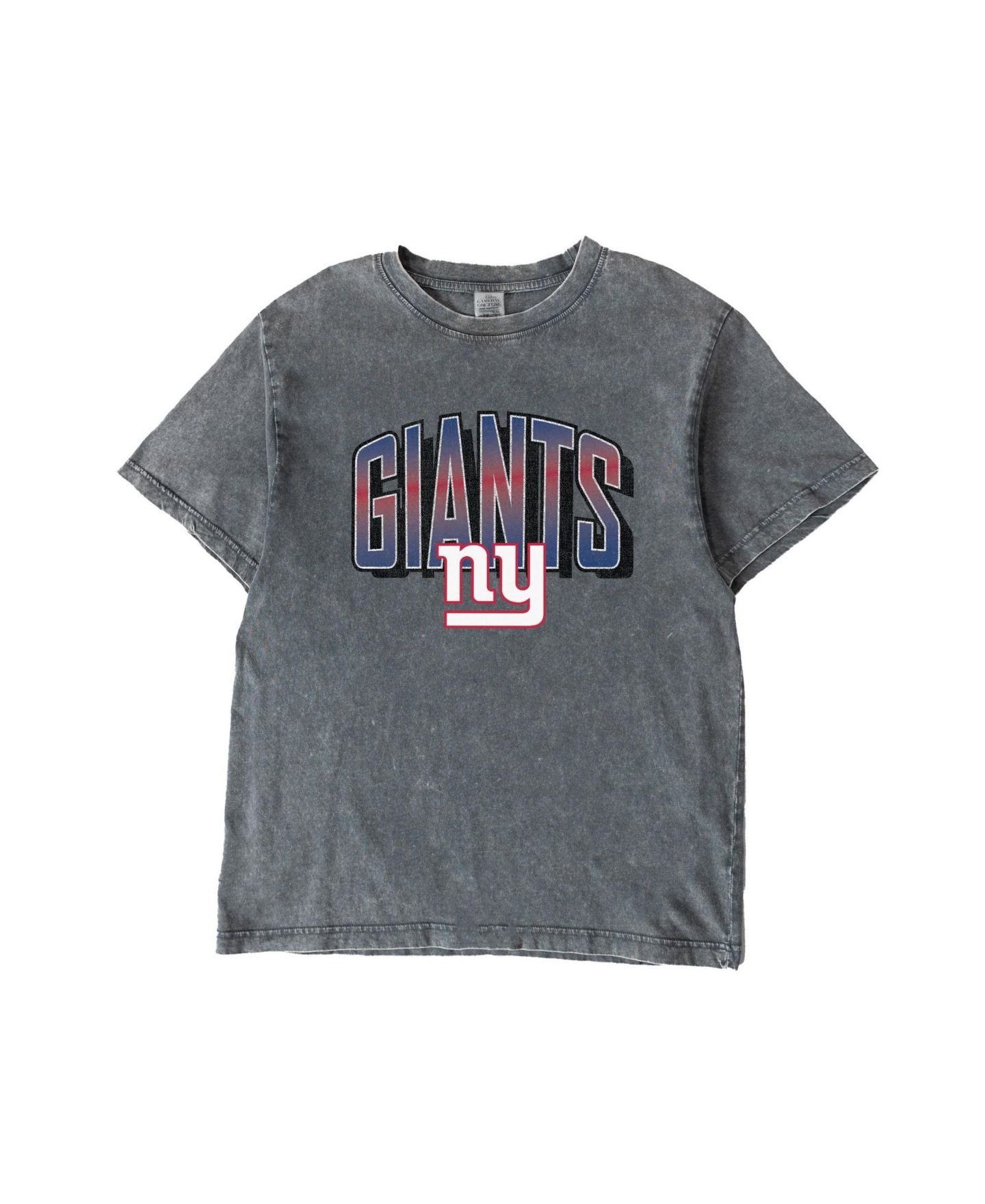 Женская футболка Gameday Couture Gray New York Giants Peak Performance Oversized Snow Wash — фото 6