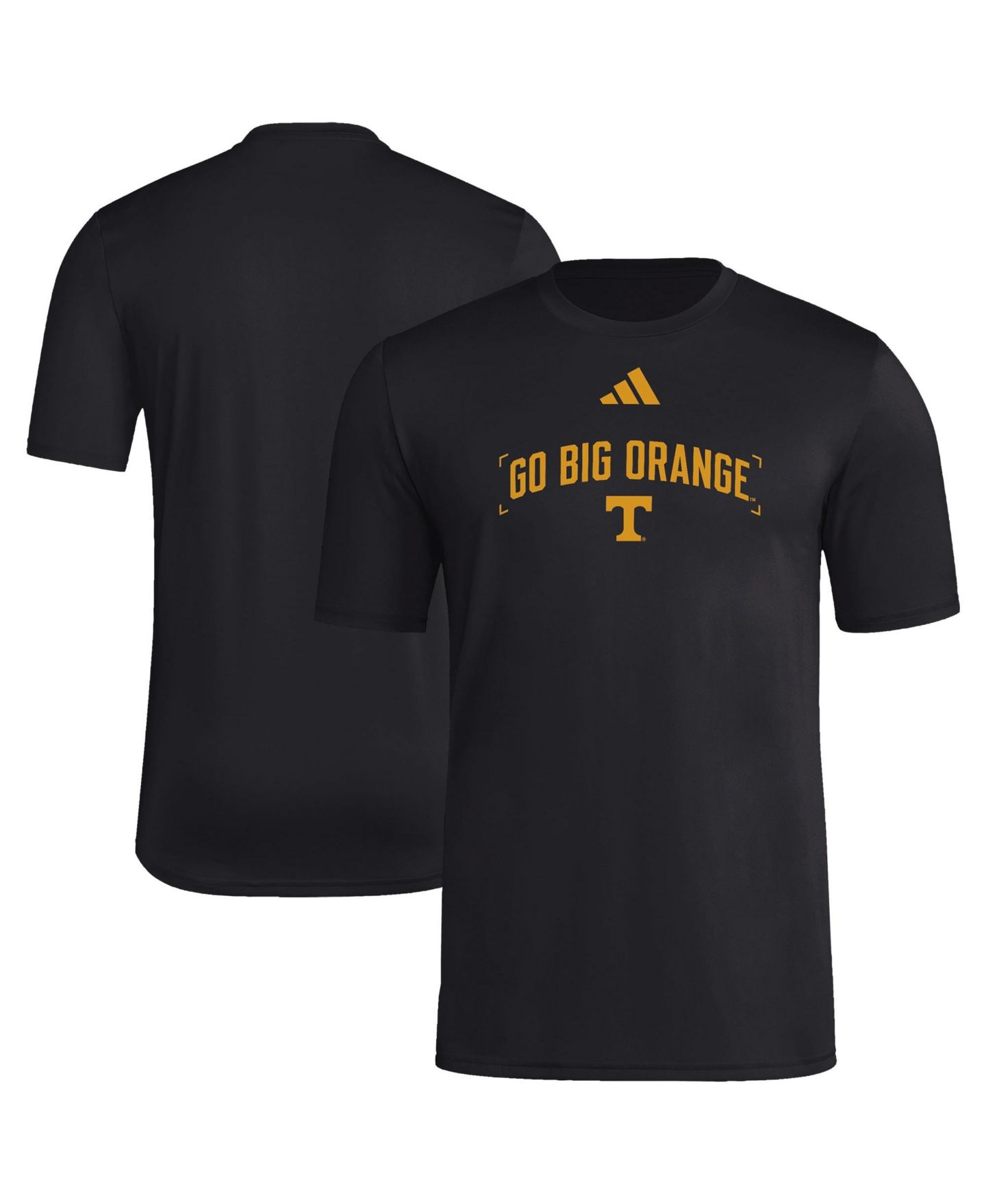 Мужская футболка adidas Black Tennessee Volunteers Slogan Poly — фото 1