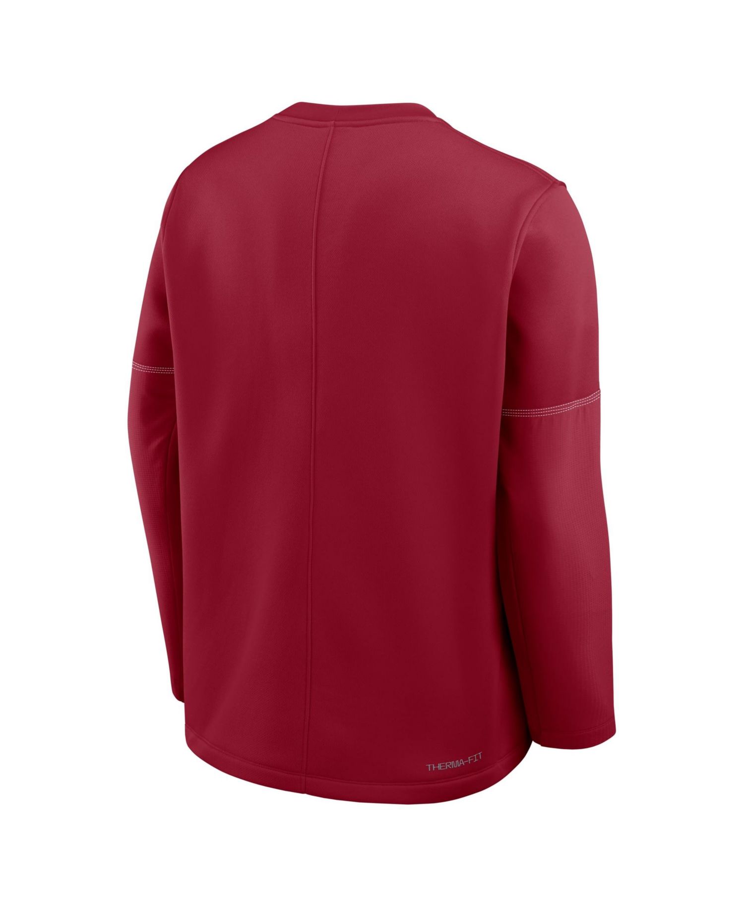 Men's Crimson Alabama Crimson Tide 2026 Sideline Coaches Therma-FIT Long Sleeve Top