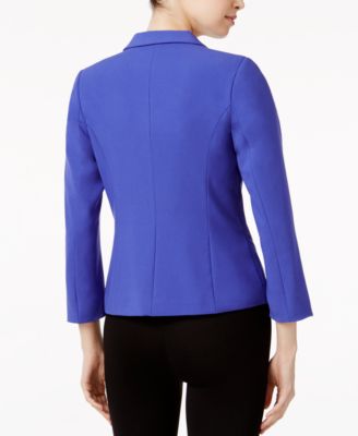 kensie Three-Quarter-Sleeve Blazer