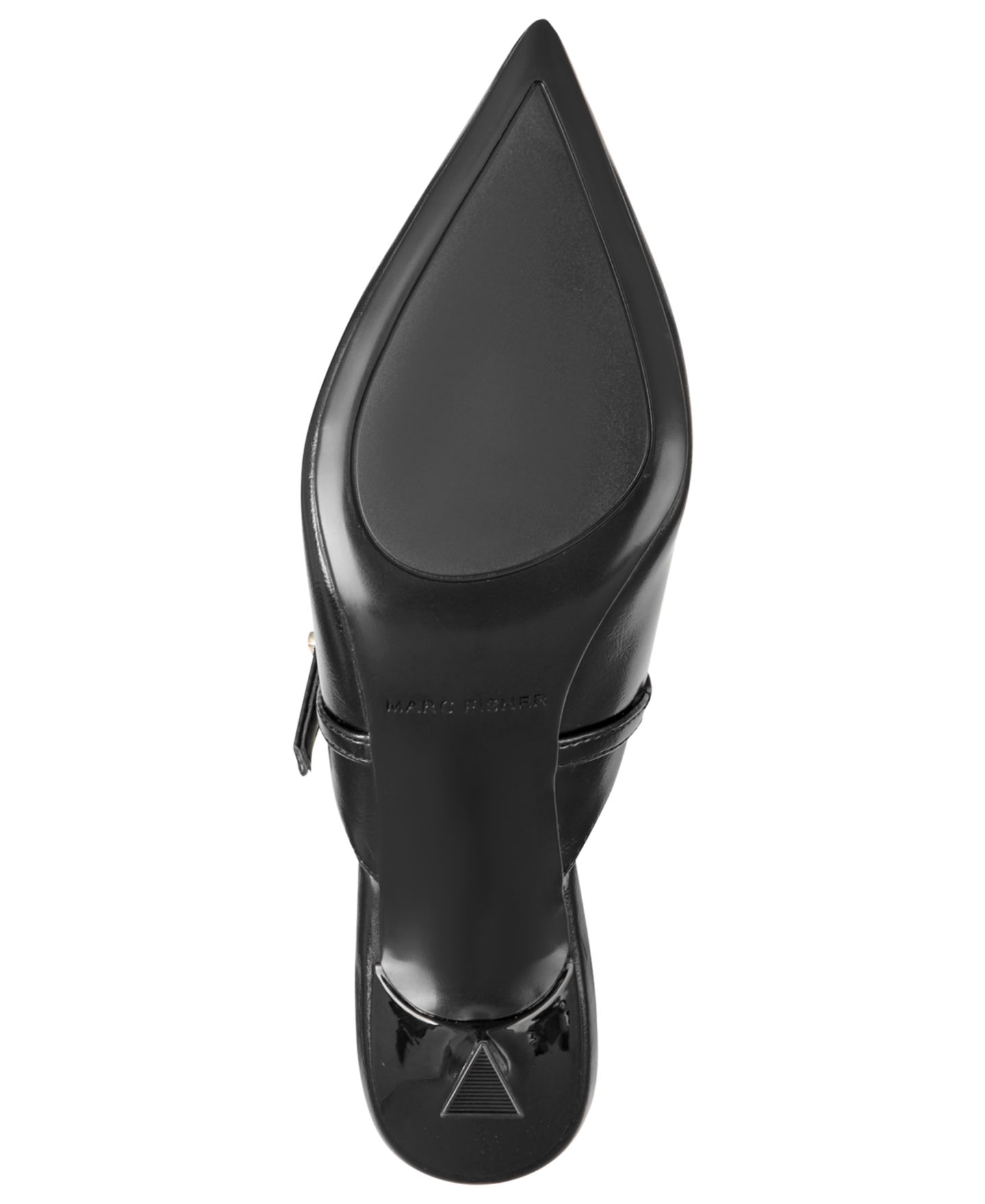 Женские туфли Marc Fisher Anty Mary Jane Kitten Heel Pointed Toe, цвет: Чёрный — фото 5