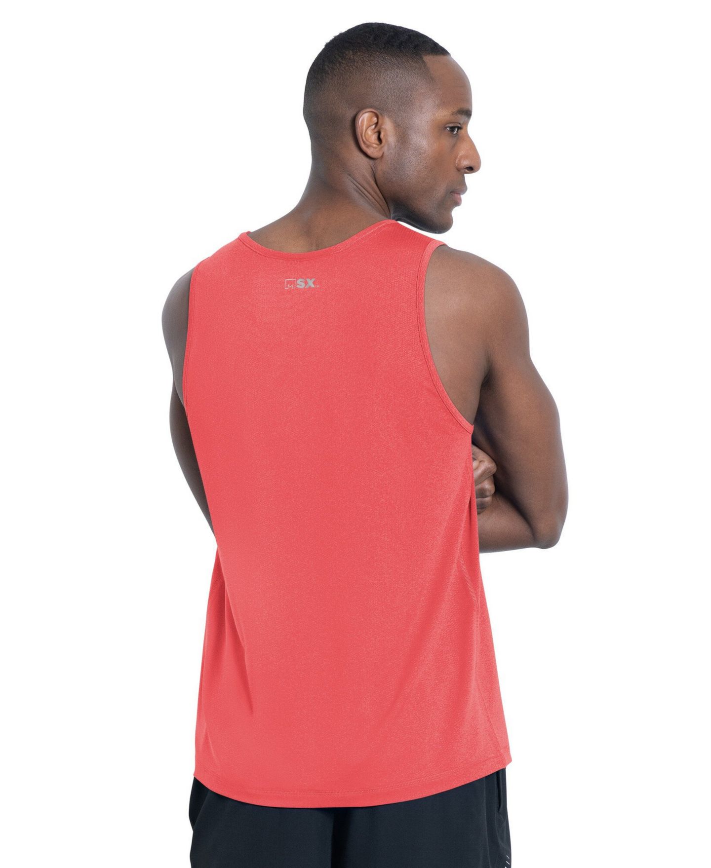 Мужской топ MSX by Michael Strahan Red San Francisco 49ers Energy Scoop Neck — фото 5