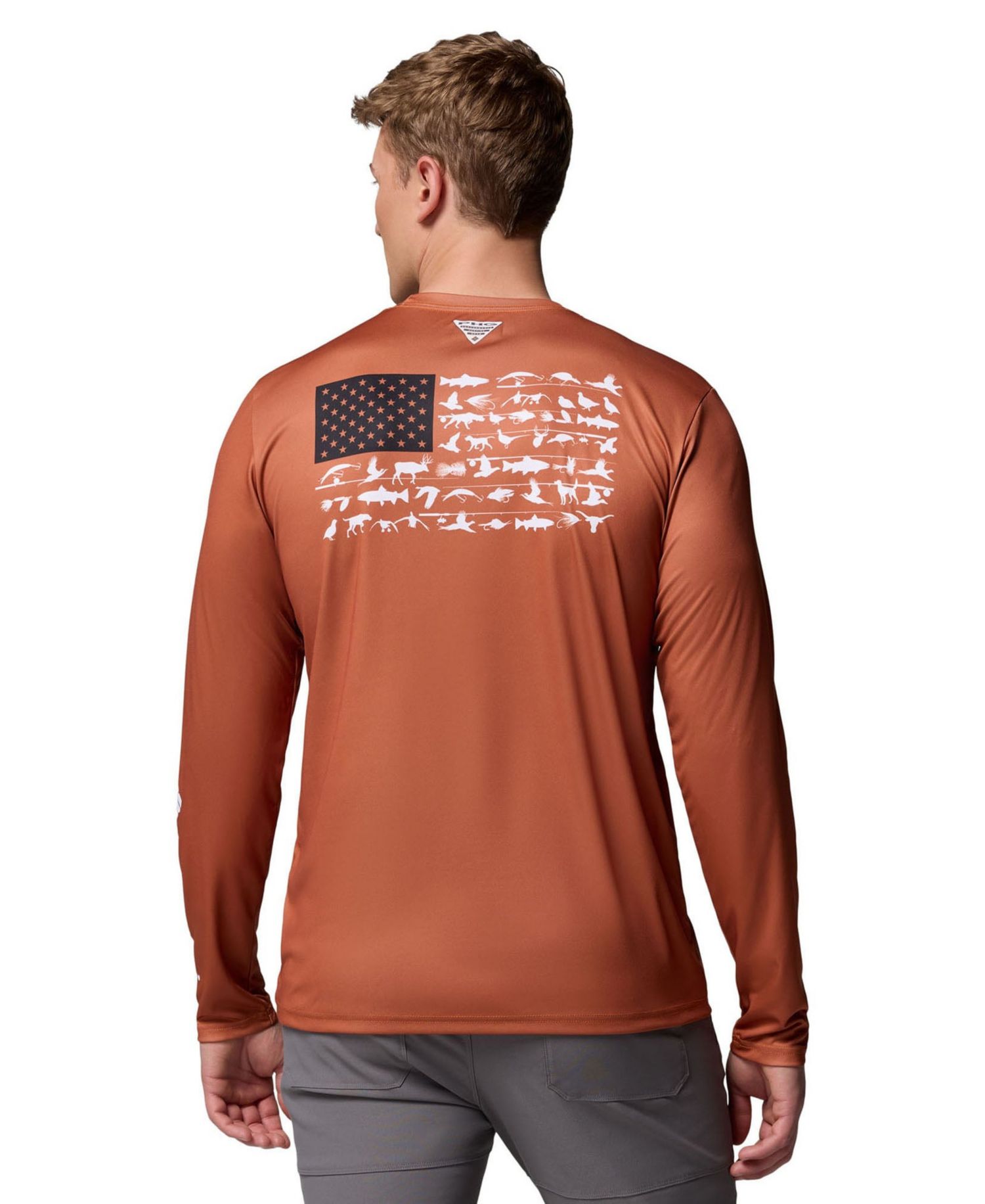 Men's Texas Orange Texas Longhorns PHG Terminal Shot 3-Hit Long Sleeve T-Shirt