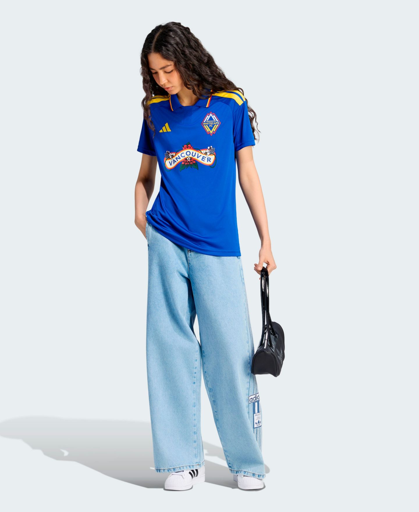 Женский топ adidas Royal Vancouver Whitecaps FC 2026 Archive Replica Jersey — фото 2
