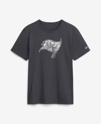 Men's Anthracite Tampa Bay Buccaneers Fractal Logo T-Shirt
