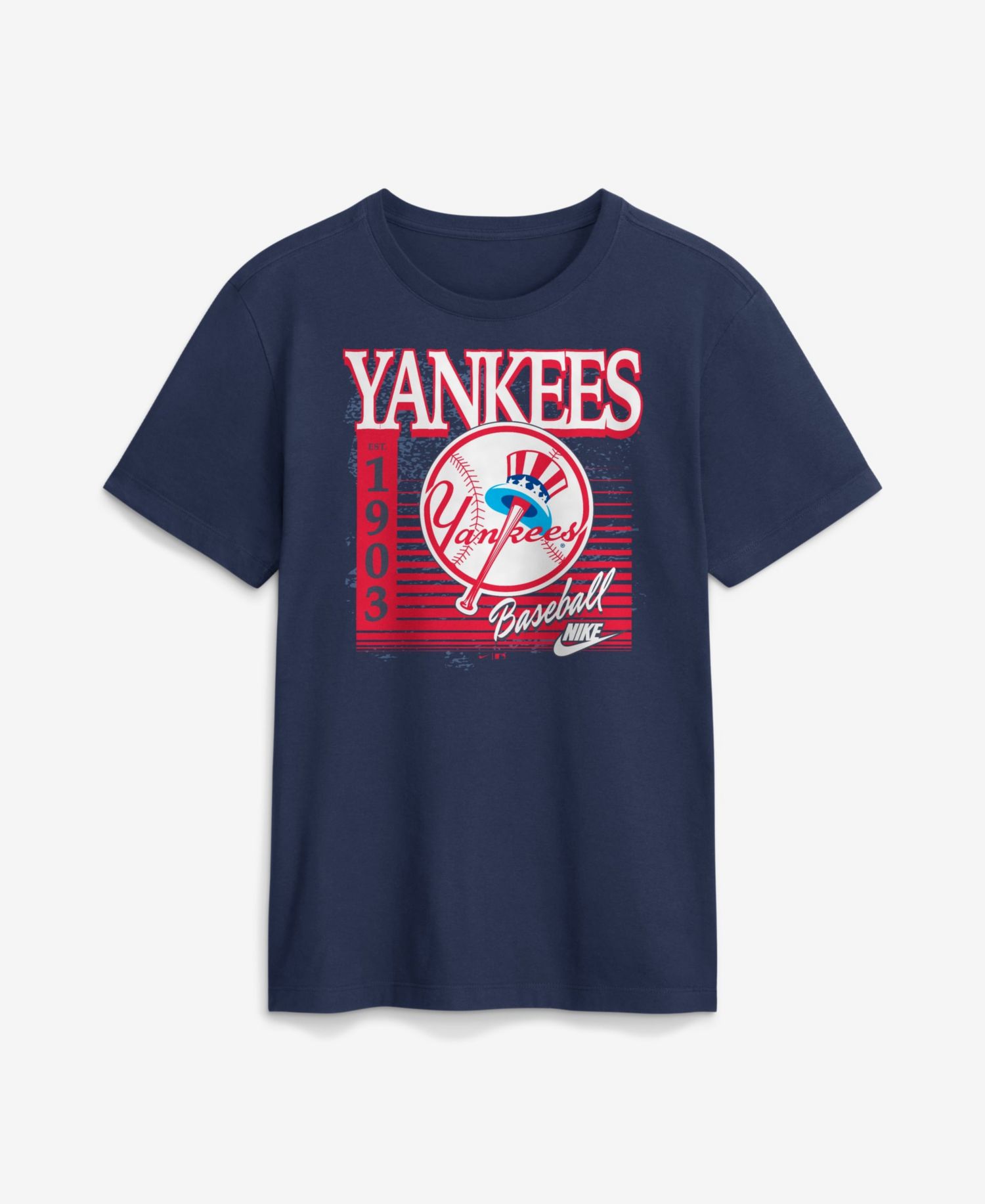 Men's Navy New York Yankees Cooperstown Logo T-Shirt