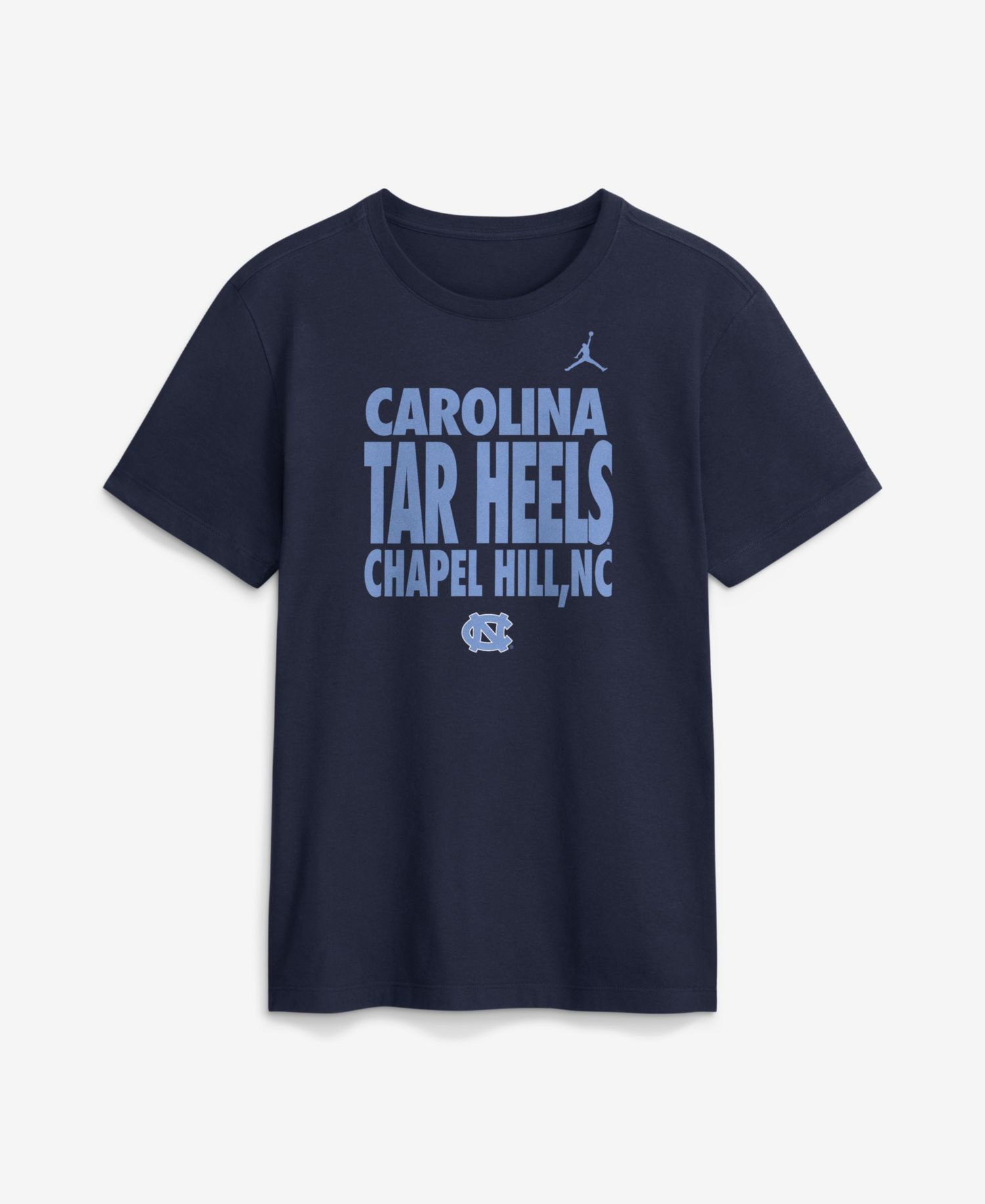 Men's Navy North Carolina Tar Heels 2026 Sideline Dri-FIT Slogan T-Shirt