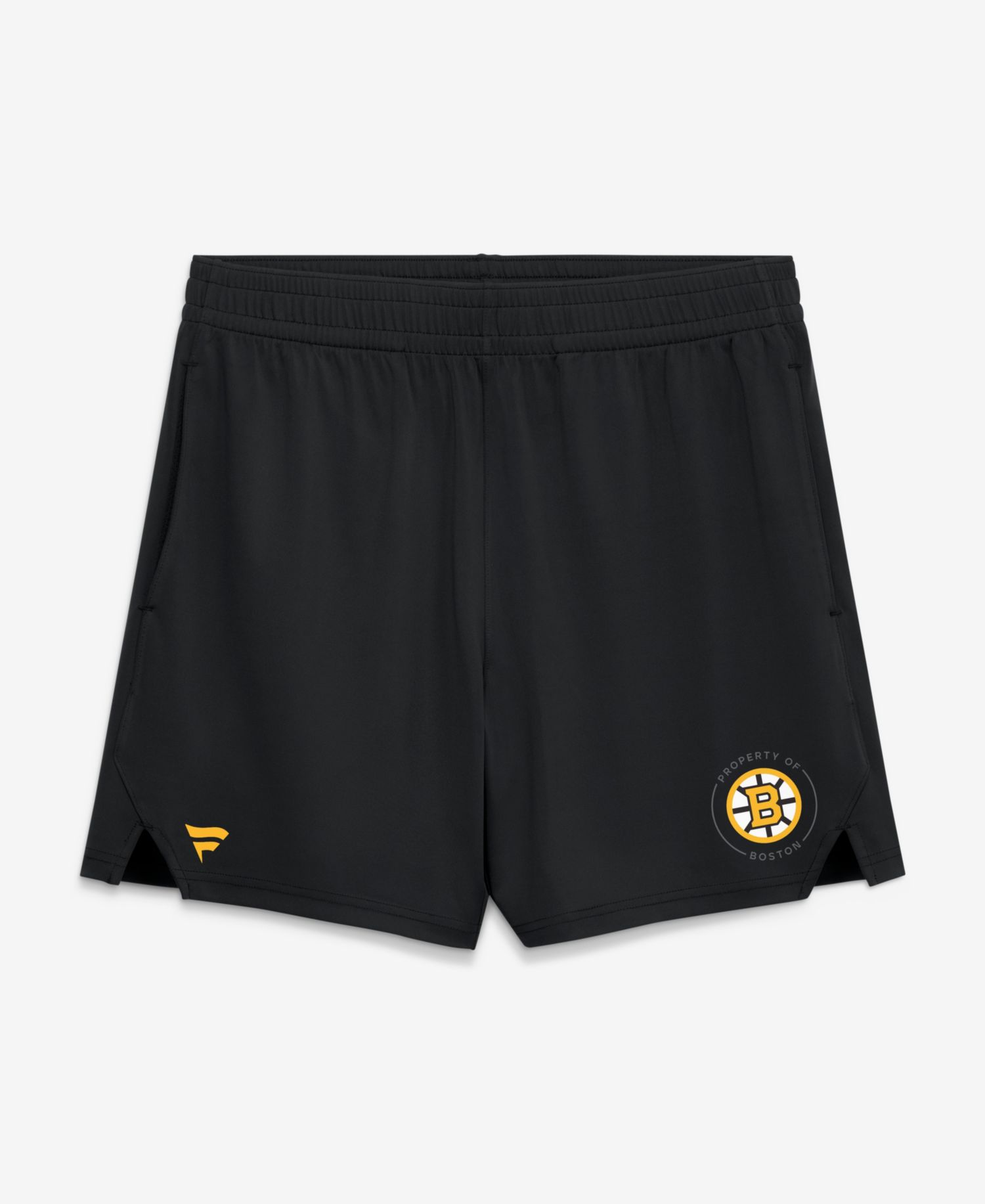Men's Black Boston Bruins Authentic Pro Training Shorts
