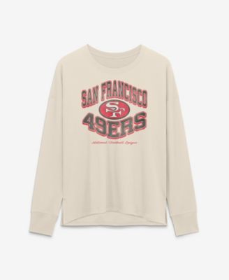 Women's Cream San Francisco 49ers Heritage Legacy Long Sleeve T-Shirt