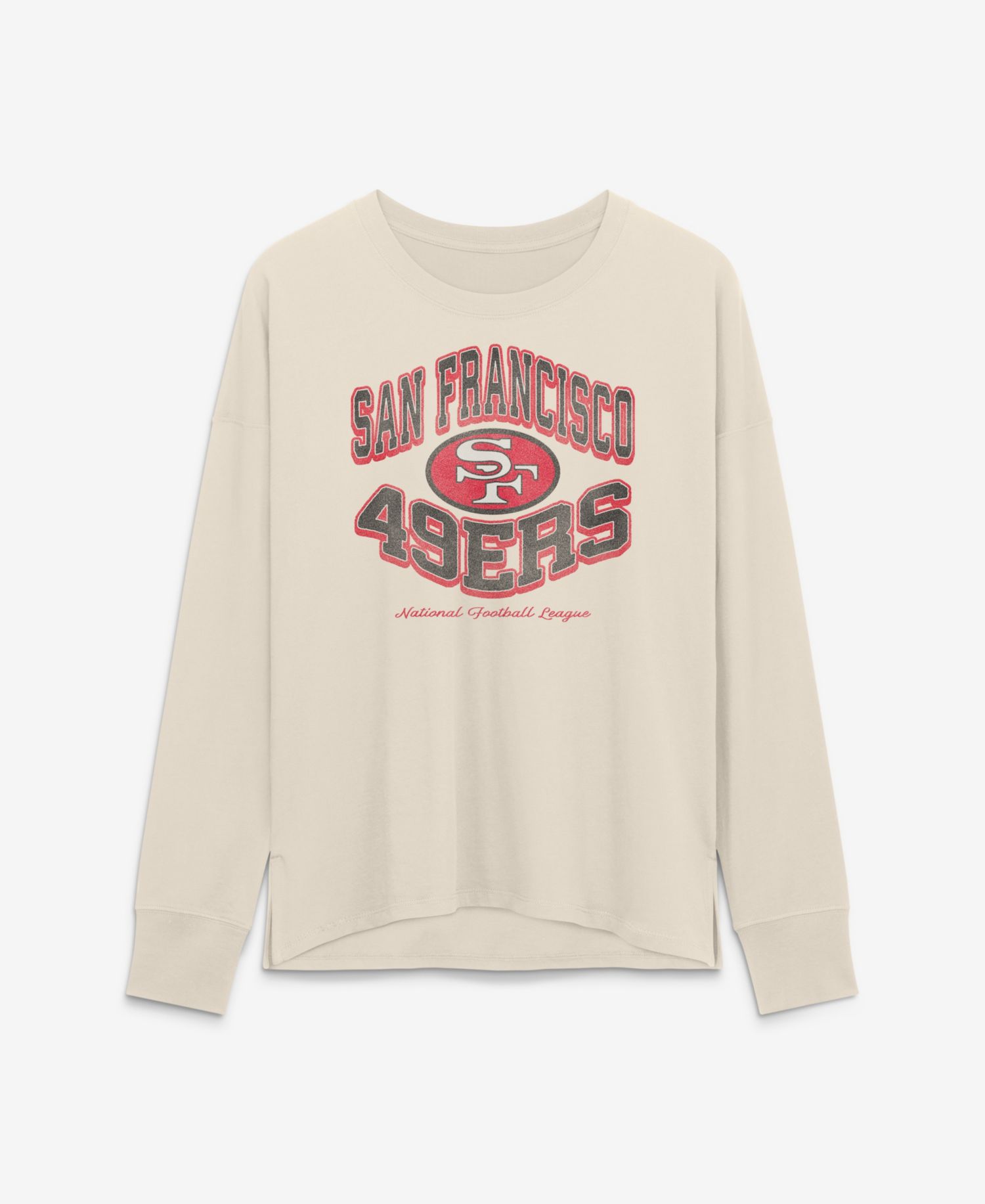 Women's Cream San Francisco 49ers Heritage Legacy Long Sleeve T-Shirt