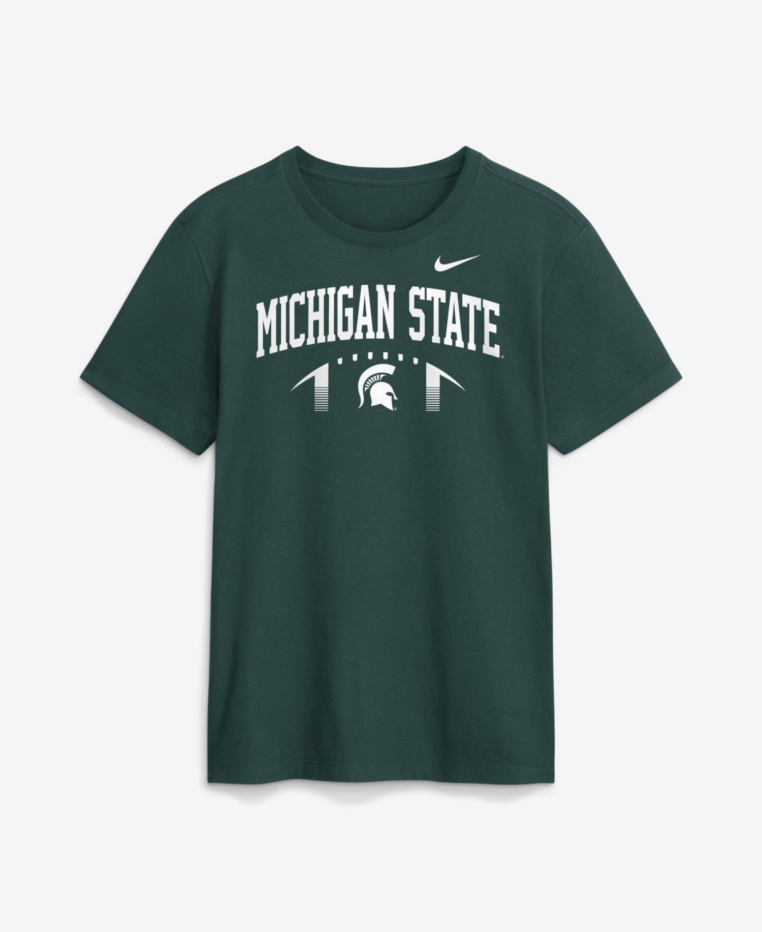 Men's Green Michigan State Spartans Primetime Football Icon T-Shirt