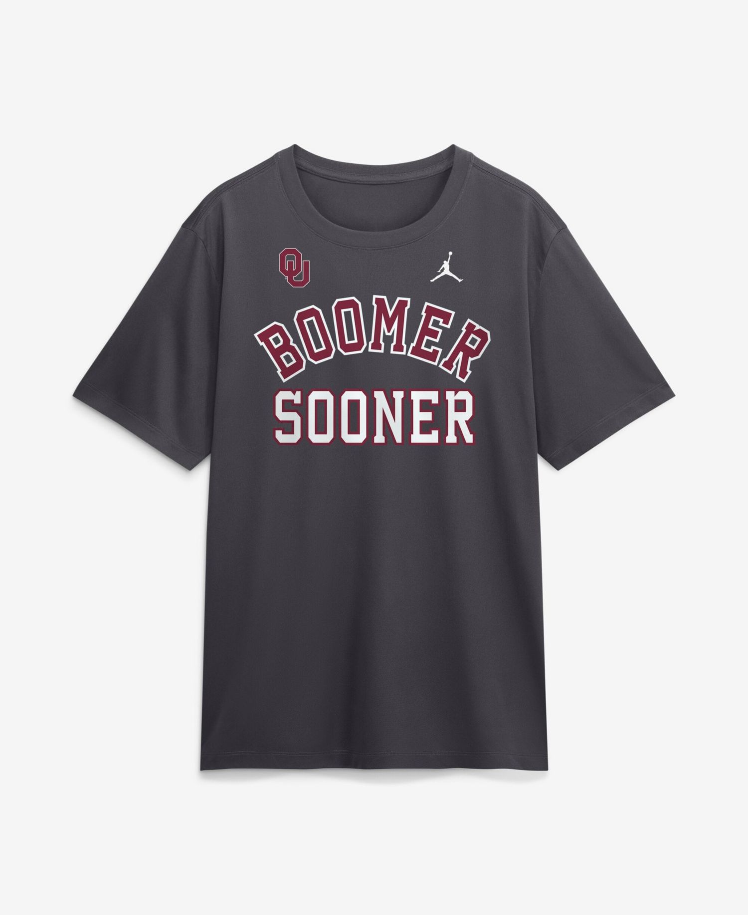 Men's Anthracite Oklahoma Sooners Primetime Arch Mantra Legend Dri-FIT T-Shirt