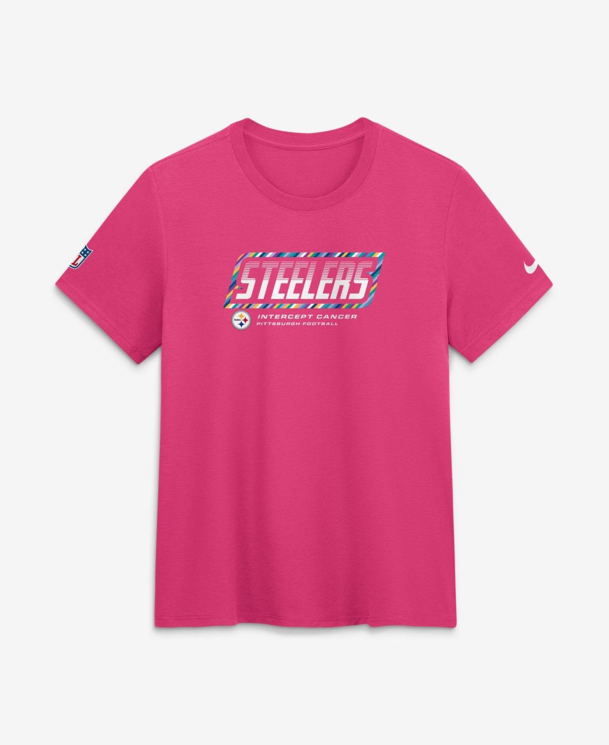 Nike Women's Pink Pittsburgh Steelers 2026 Nfl Crucial Catch Tri-Blend Dri-fit T-Shirt