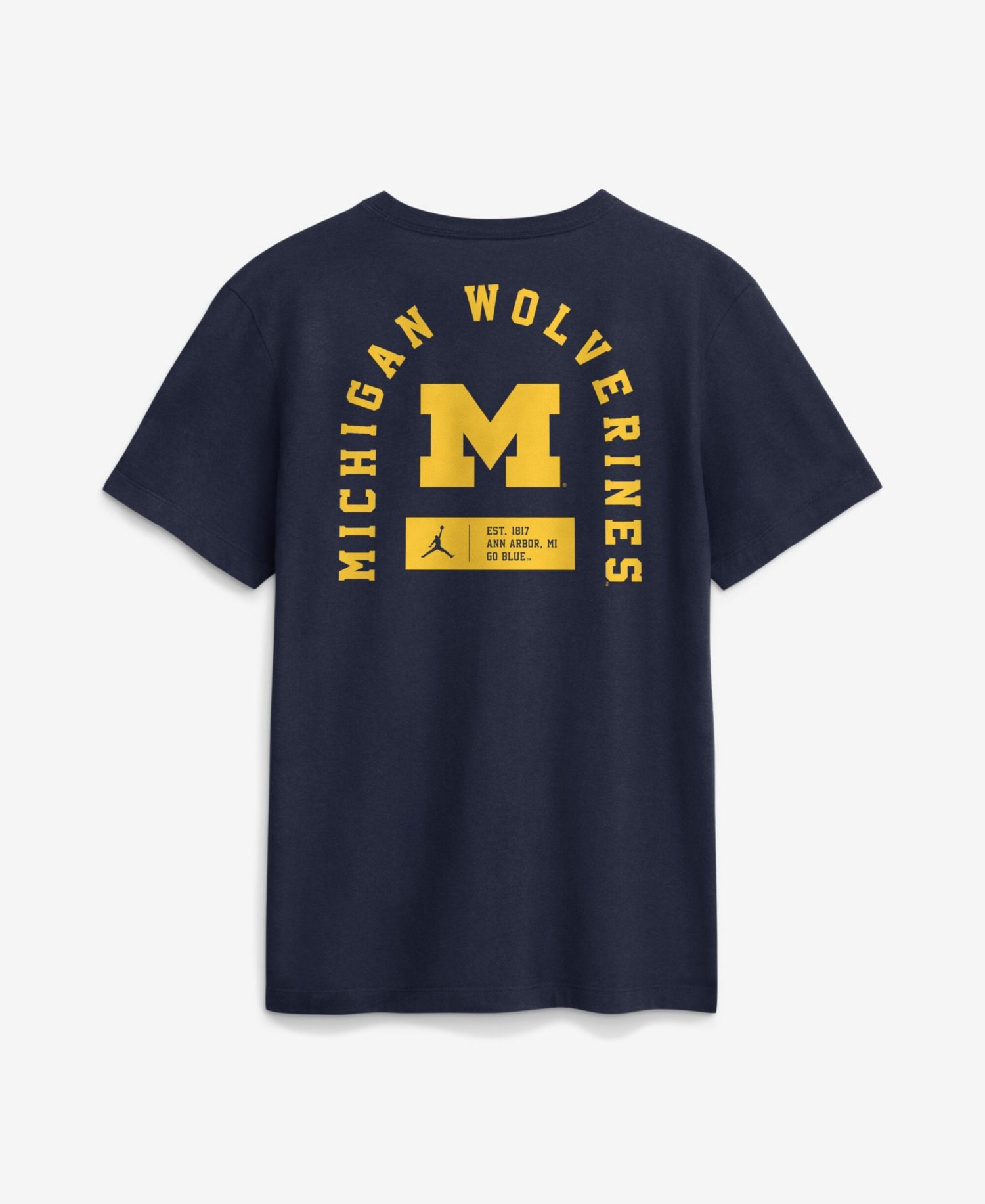 Men's Navy Michigan Wolverines Primetime Crew T-Shirt