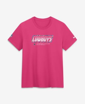 Women's Pink Dallas Cowboys 2026 NFL Crucial Catch Tri-Blend Dri-FIT T-Shirt