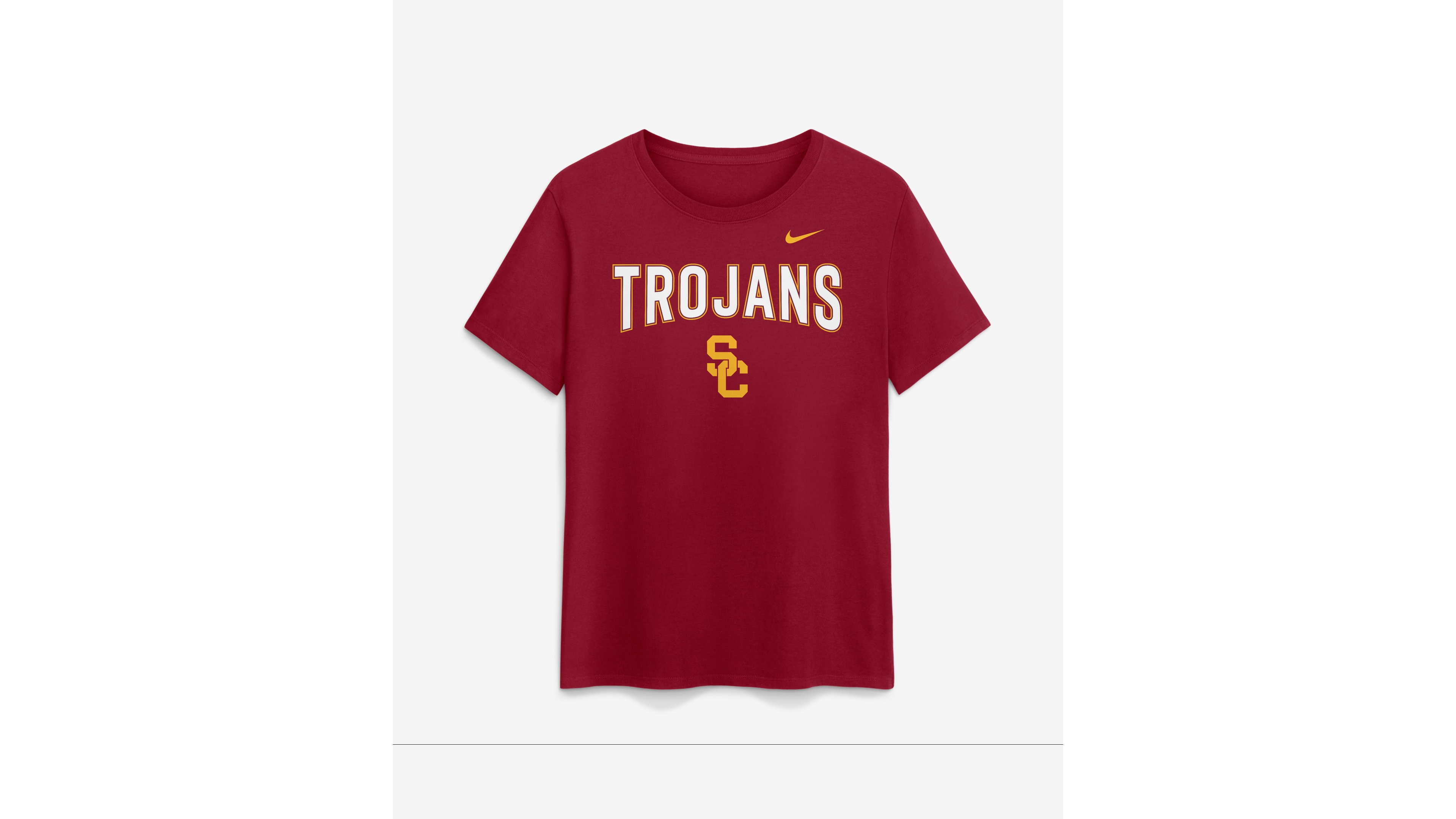 Nike Women's Cardinal Usc Trojans Arch Logo T-Shirt