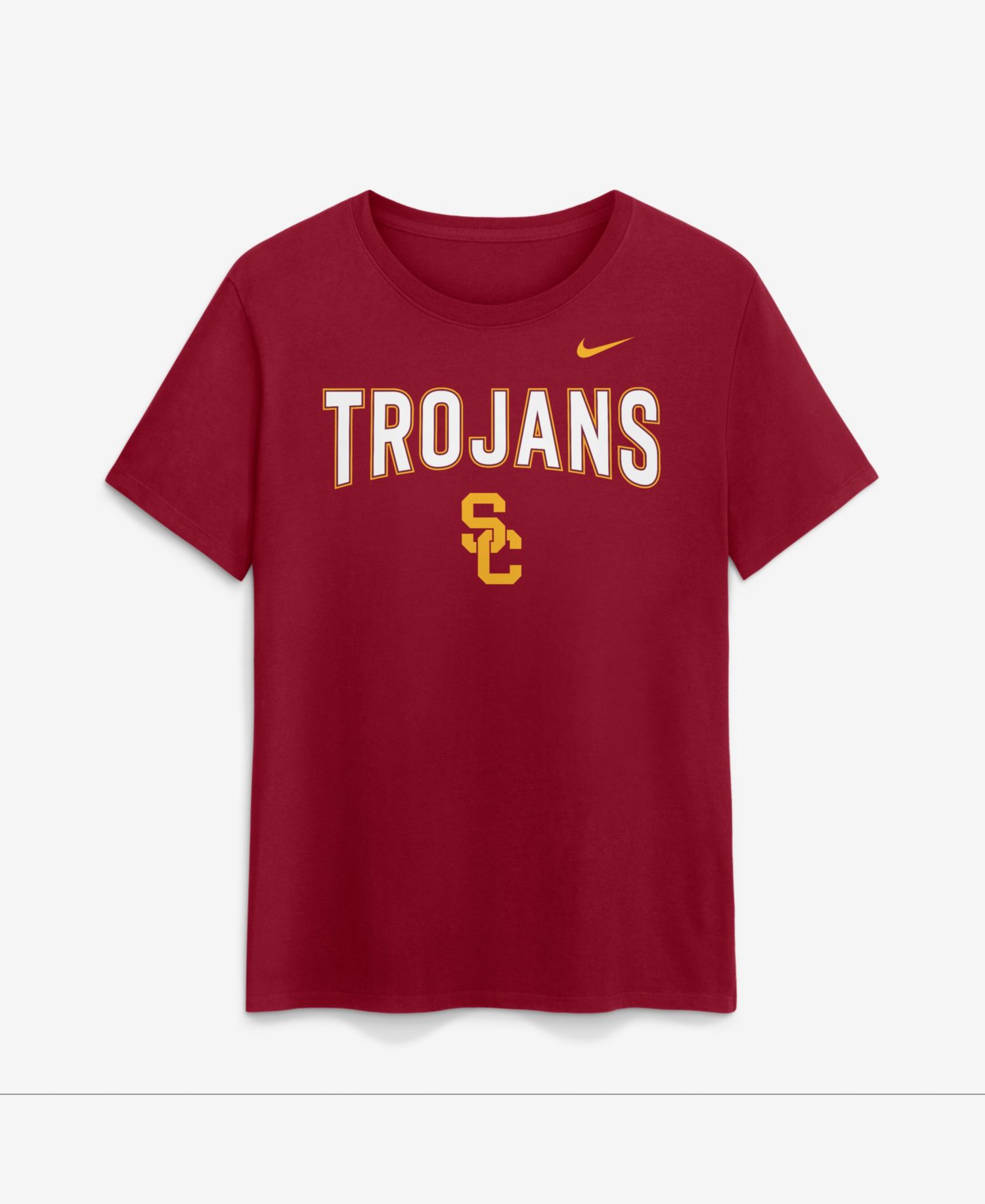 Women's Cardinal USC Trojans Arch Logo T-Shirt