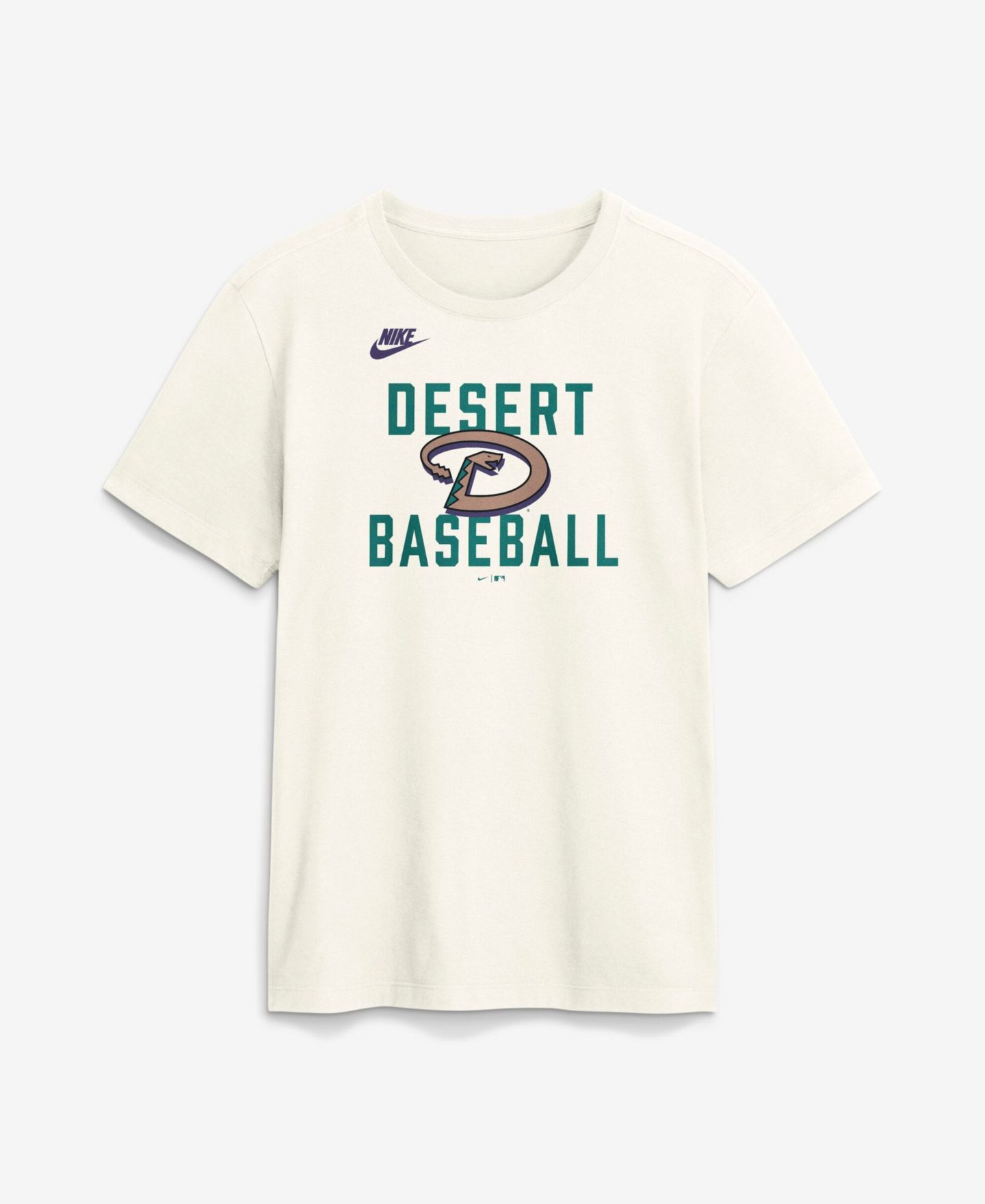 Мужская футболка Nike Cream Arizona Diamondbacks Cooperstown Collection ‘70s Inspired — фото 5
