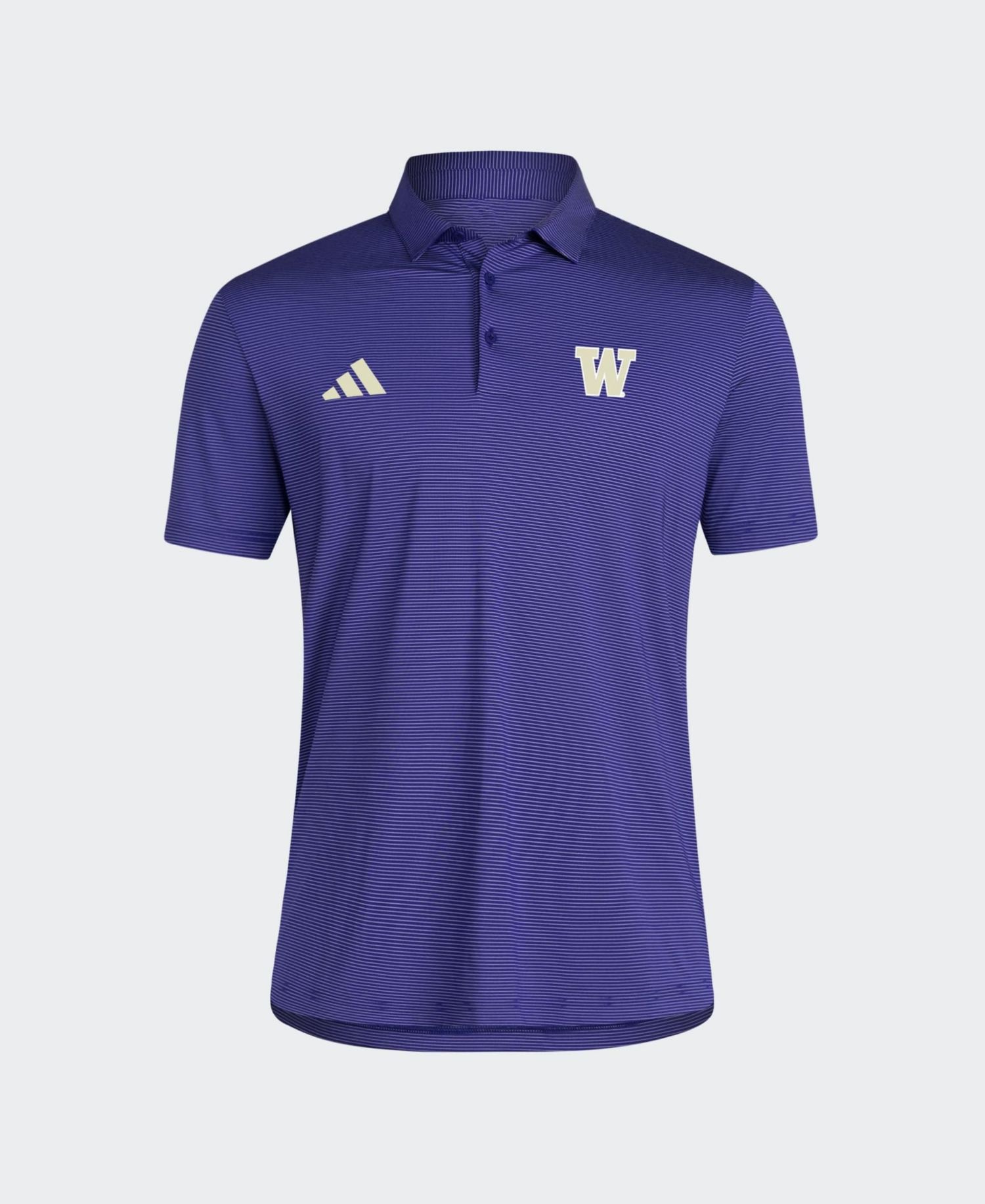 Men's Purple Washington Huskies Ultimate 365 Stripe Polo shirt