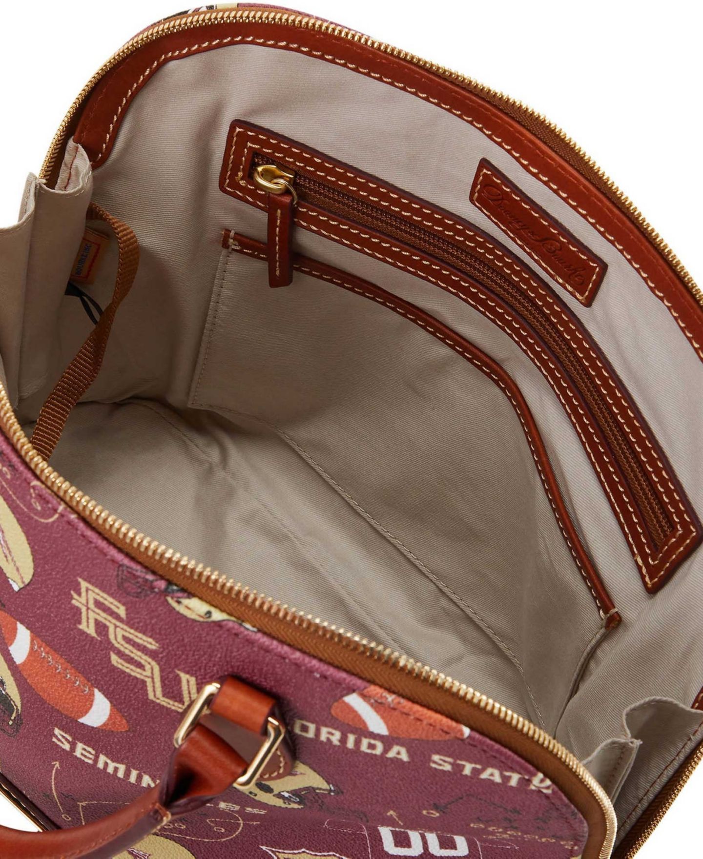 Женская сумка Dooney & Bourke Florida State Seminoles Game Day Zip Satchel — фото 2