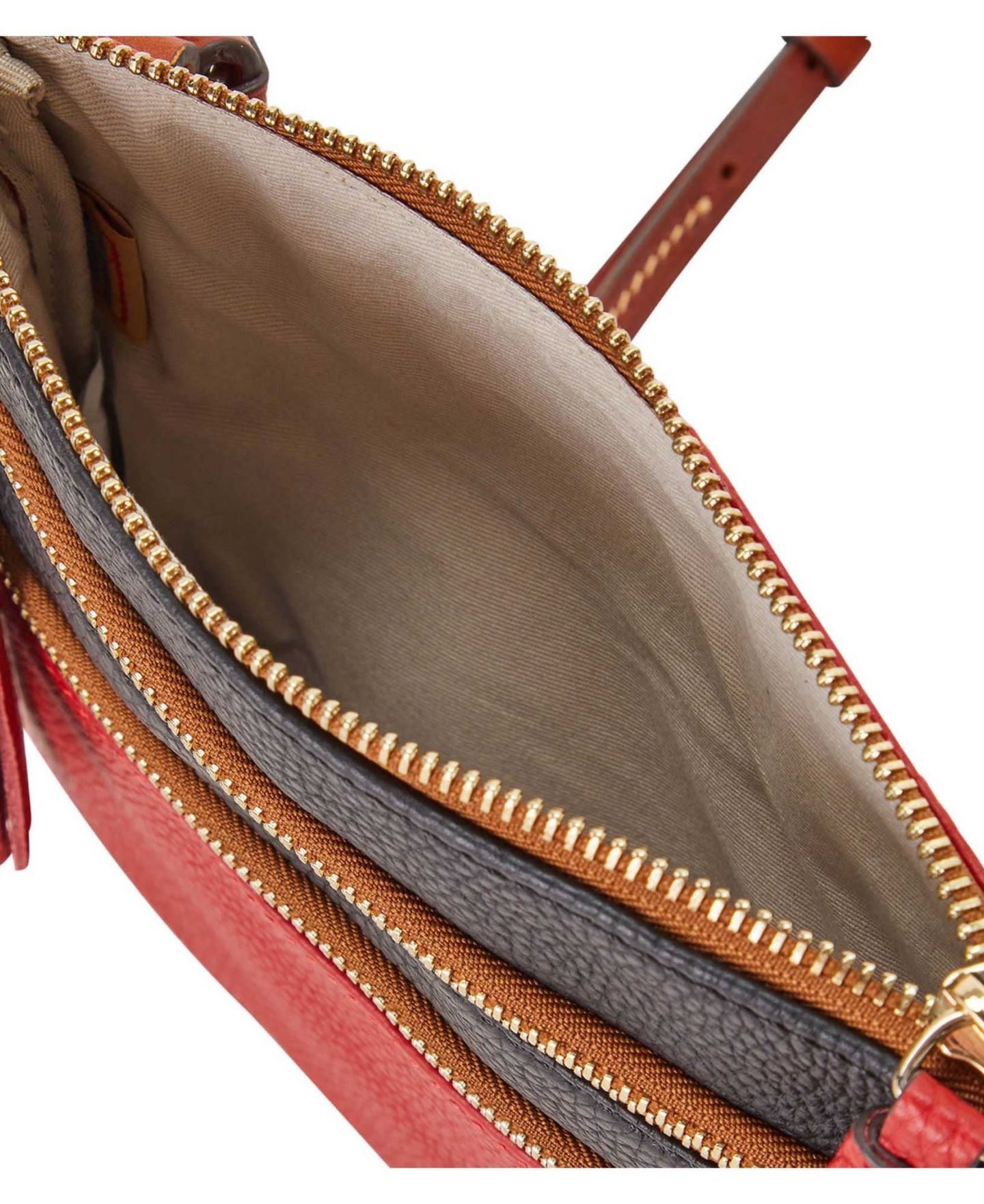 Женская сумка Dooney & Bourke Los Angeles Angels Infield Triple Zip Crossbody Purse — фото 2