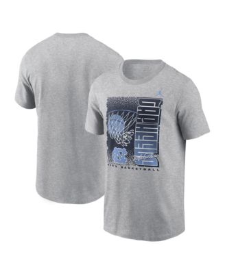 Men's  Heather Gray North Carolina Tar Heels Basketball Refresh T-Shirt