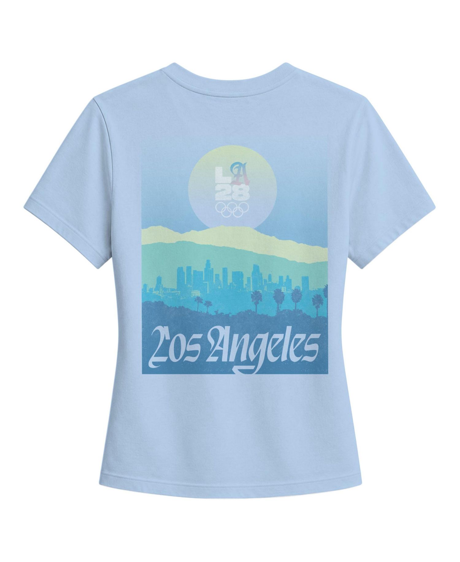 Women's Light Blue LA28 Bluebell Collection T-Shirt