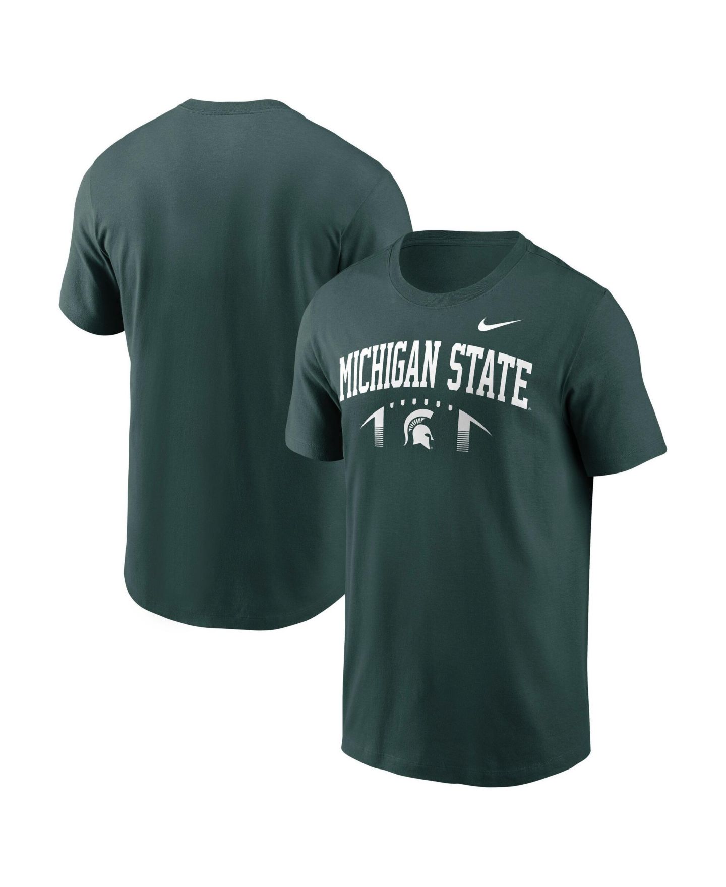 Мужская футболка Nike Green Michigan State Spartans Primetime Football Icon — фото 5