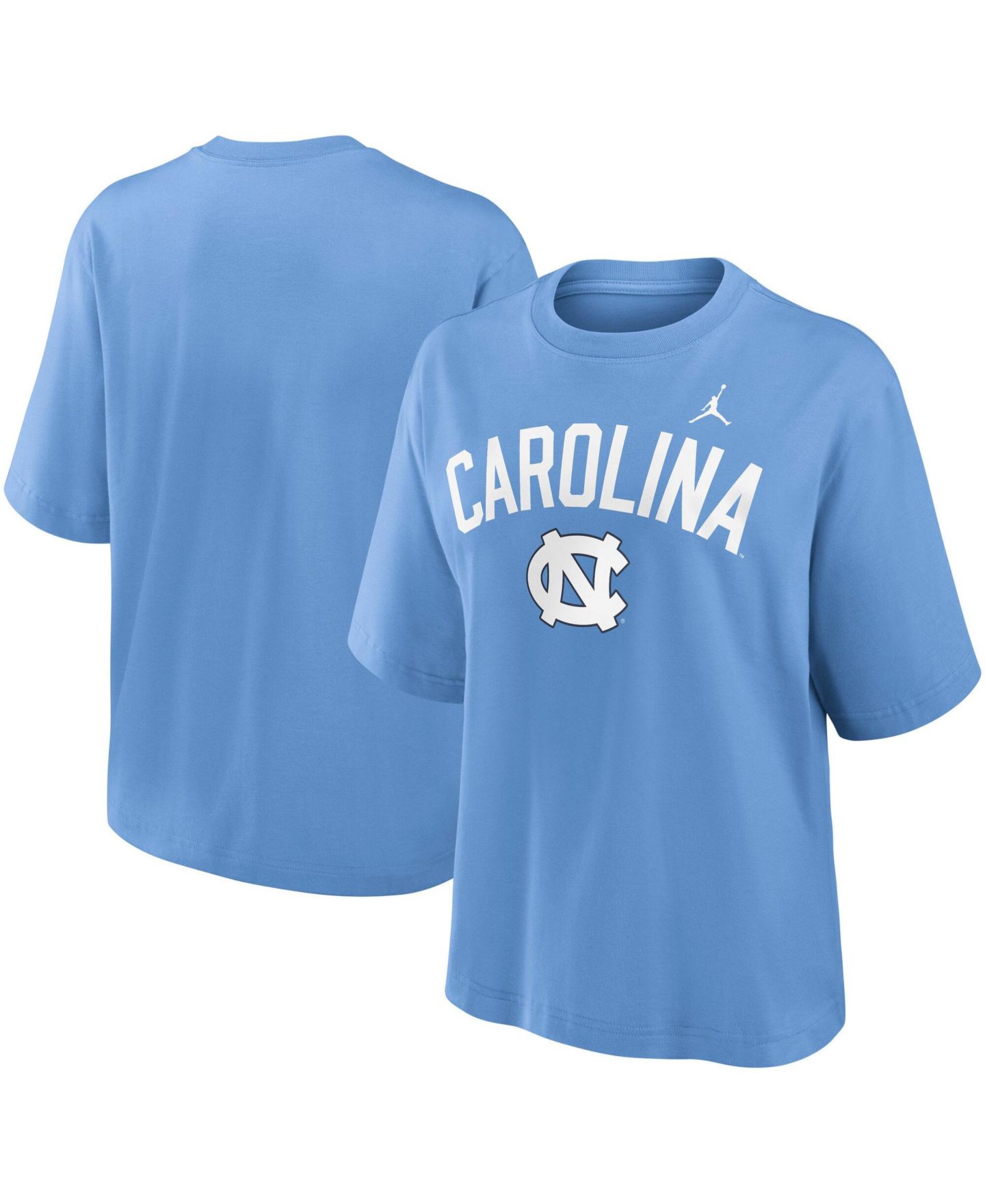 Женские футболки Nike Carolina Blue North Carolina Tar Heels Arch Logo Boxy — фото 5