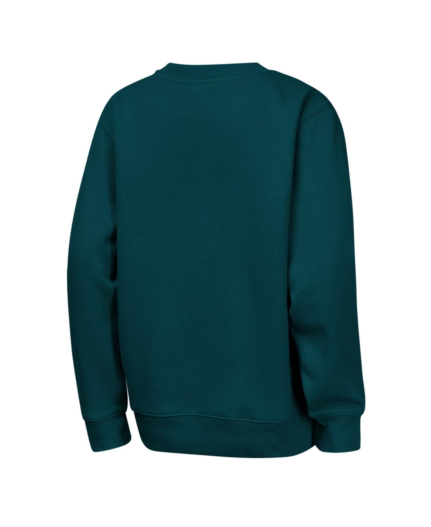Детская толстовка Outerstuff Midnight Green Philadelphia Eagles Run & Gun Fleece — фото 2