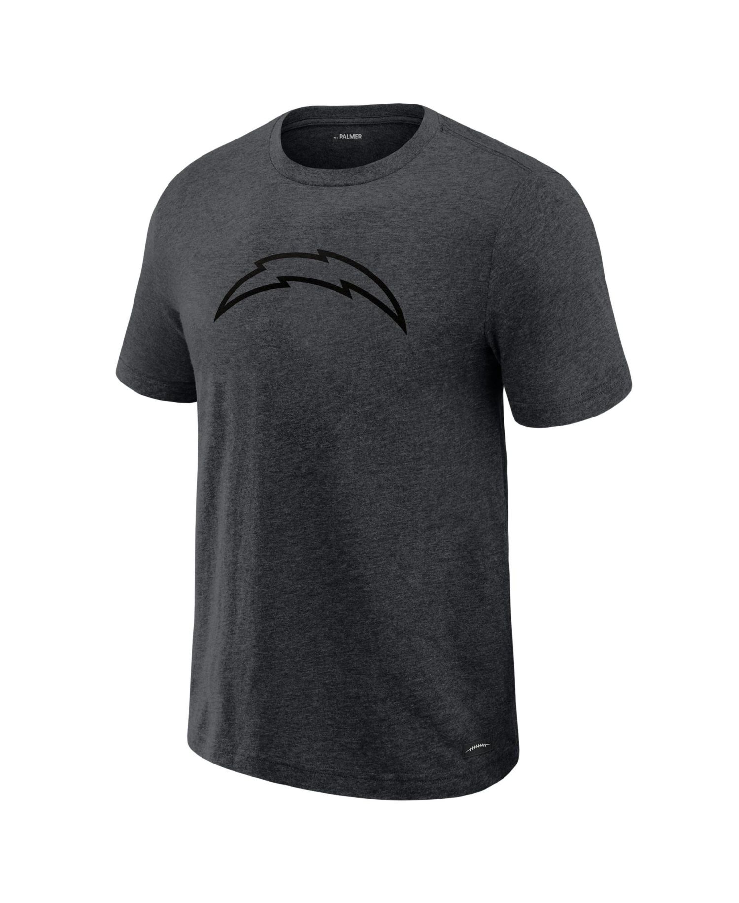 Men's Graphite Los Angeles Chargers Players Lounge Tri-Blend T-Shirt