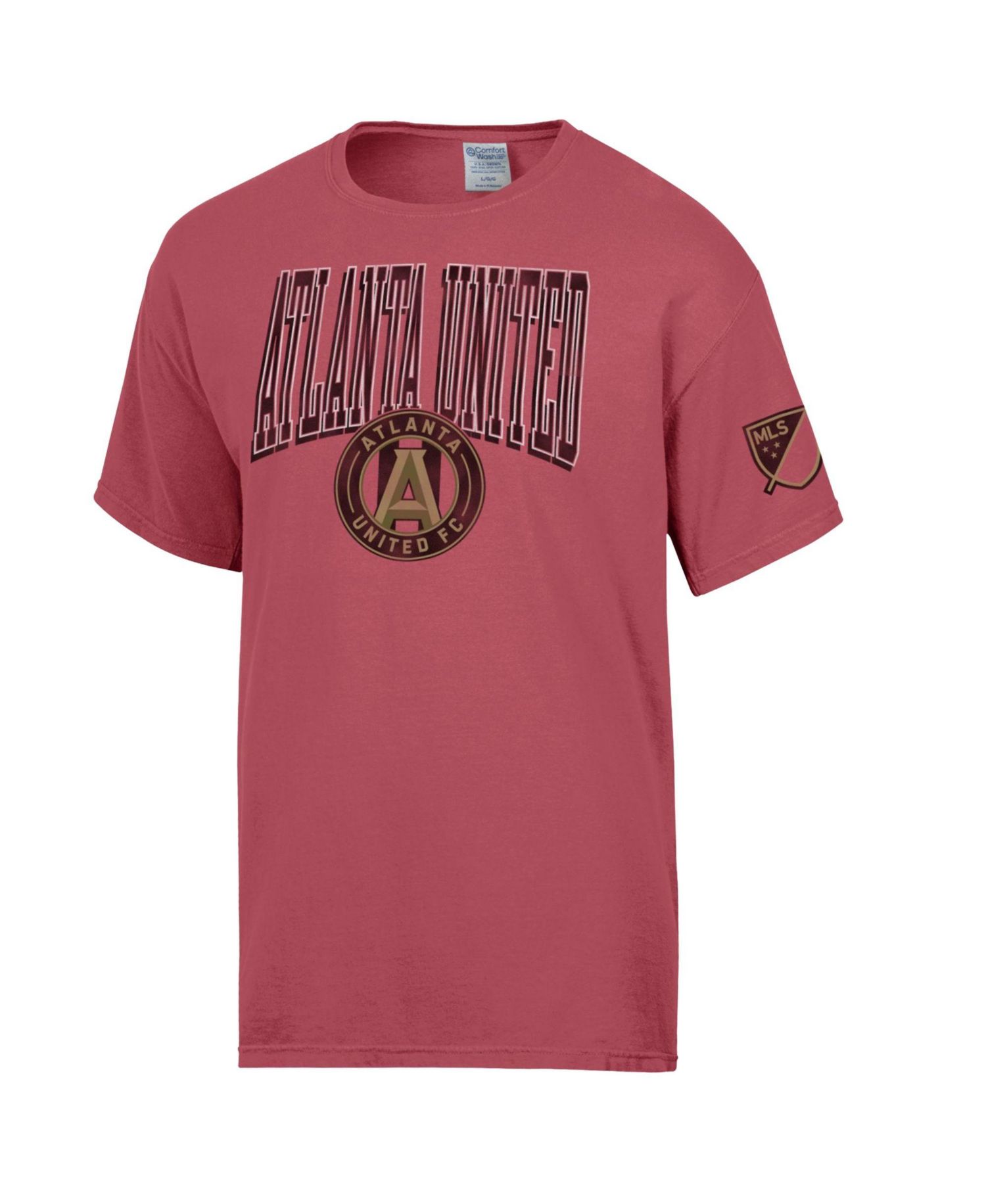 Men's Red Atlanta United FC ComfortWash T-Shirt