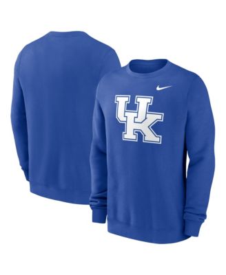 Nike - Men's Royal Kentucky Wildcats Primetime Fleece Pullover Sweatshirt Royal