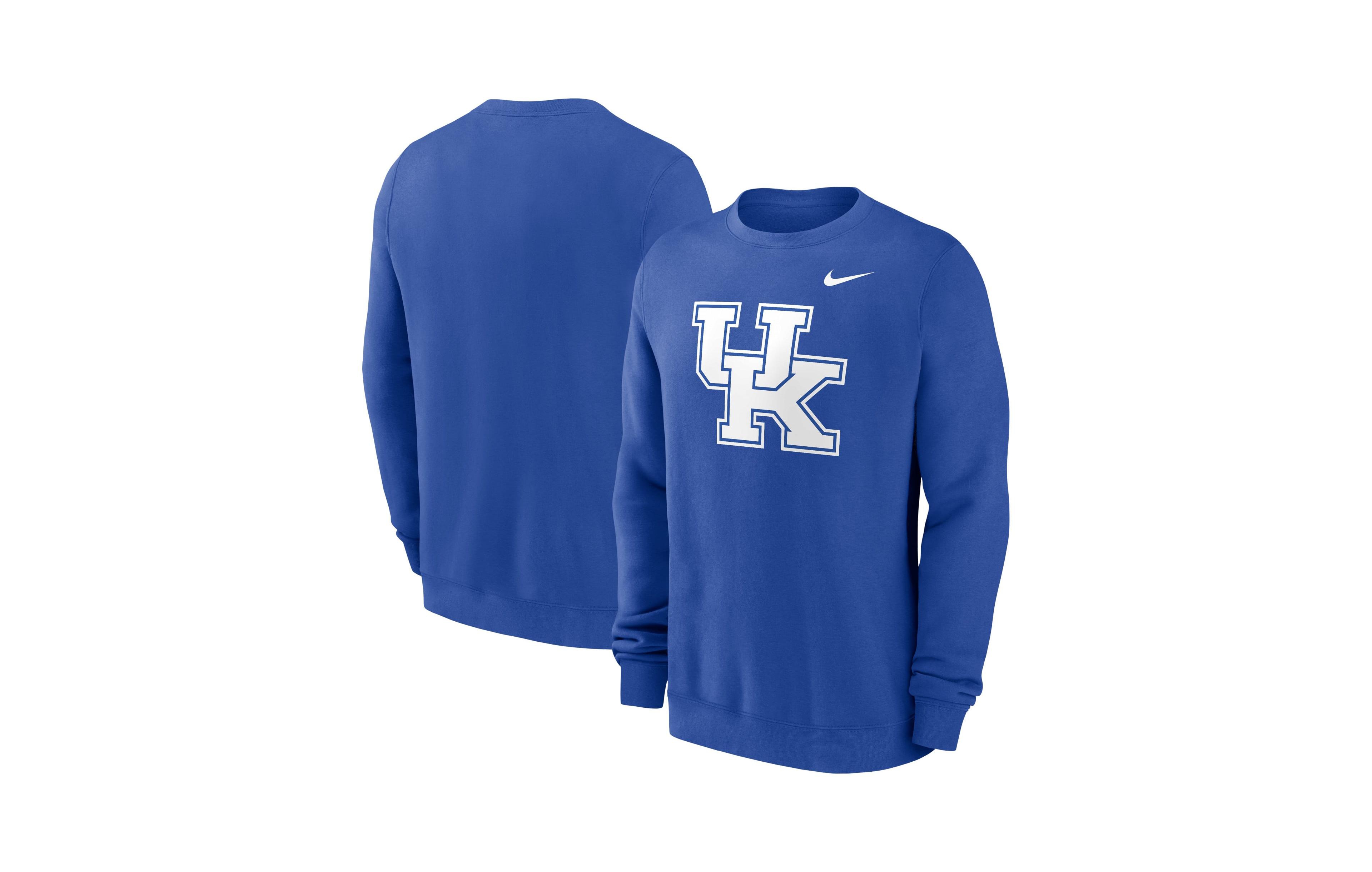 Nike Men's Royal Kentucky Wildcats Primetime Fleece Pullover Sweatshirt