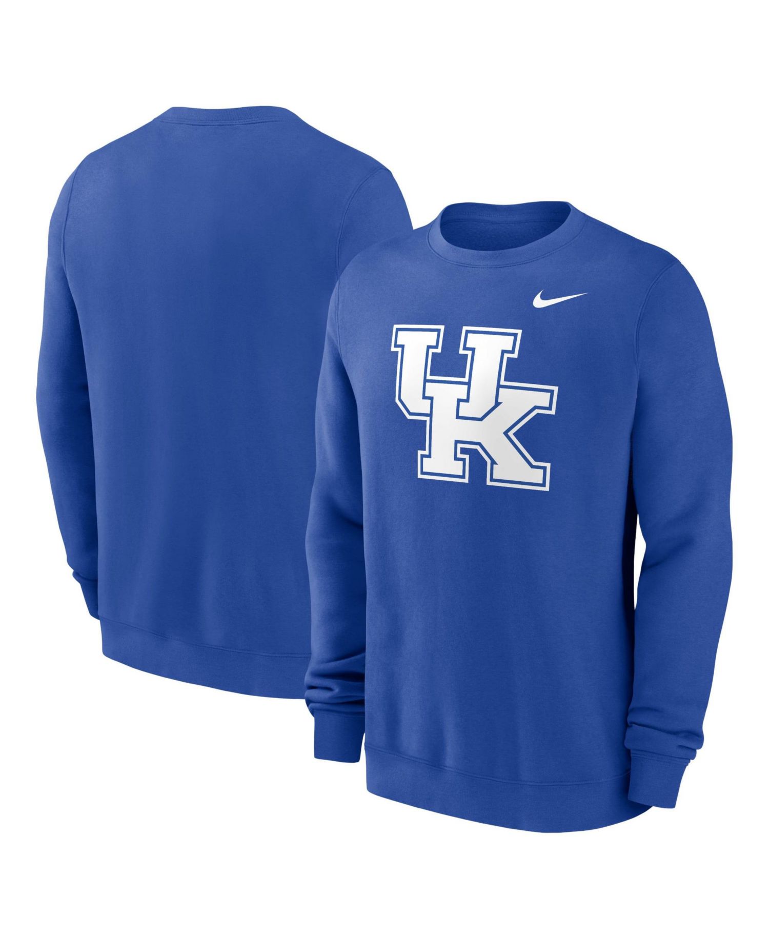Men's Royal Kentucky Wildcats Primetime Fleece Pullover Sweatshirt