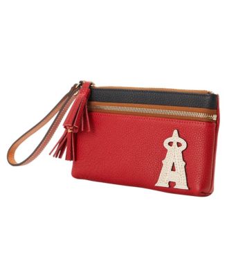 Los Angeles Angels Infield Double-Zip Wristlet