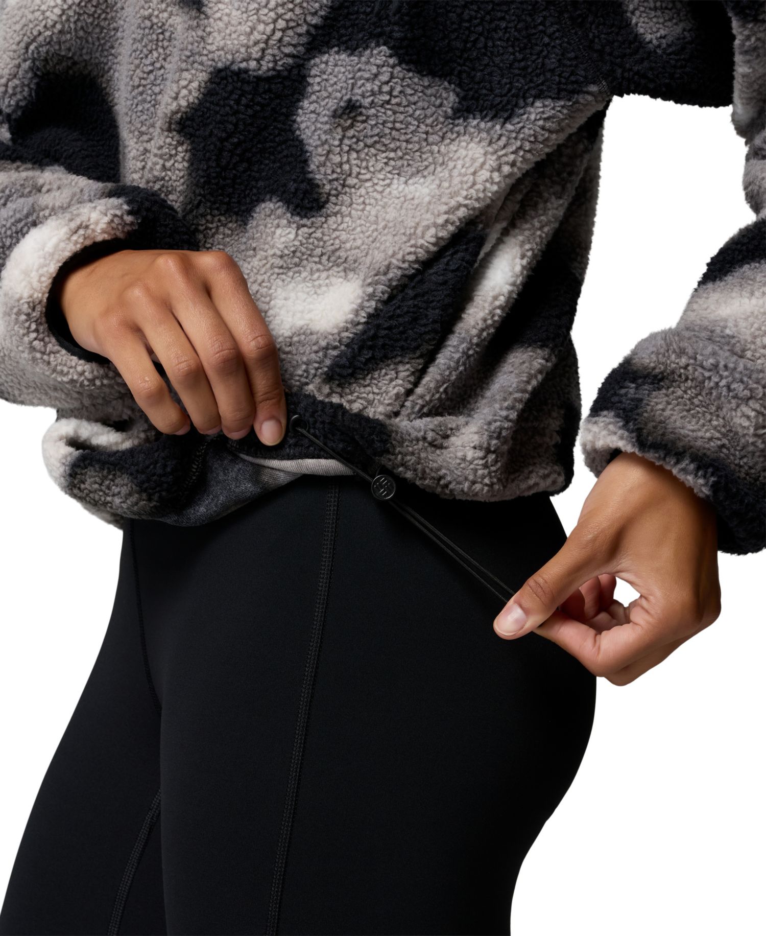 Women's Helvetia™ II Printed Cropped Half-Snap Fleece