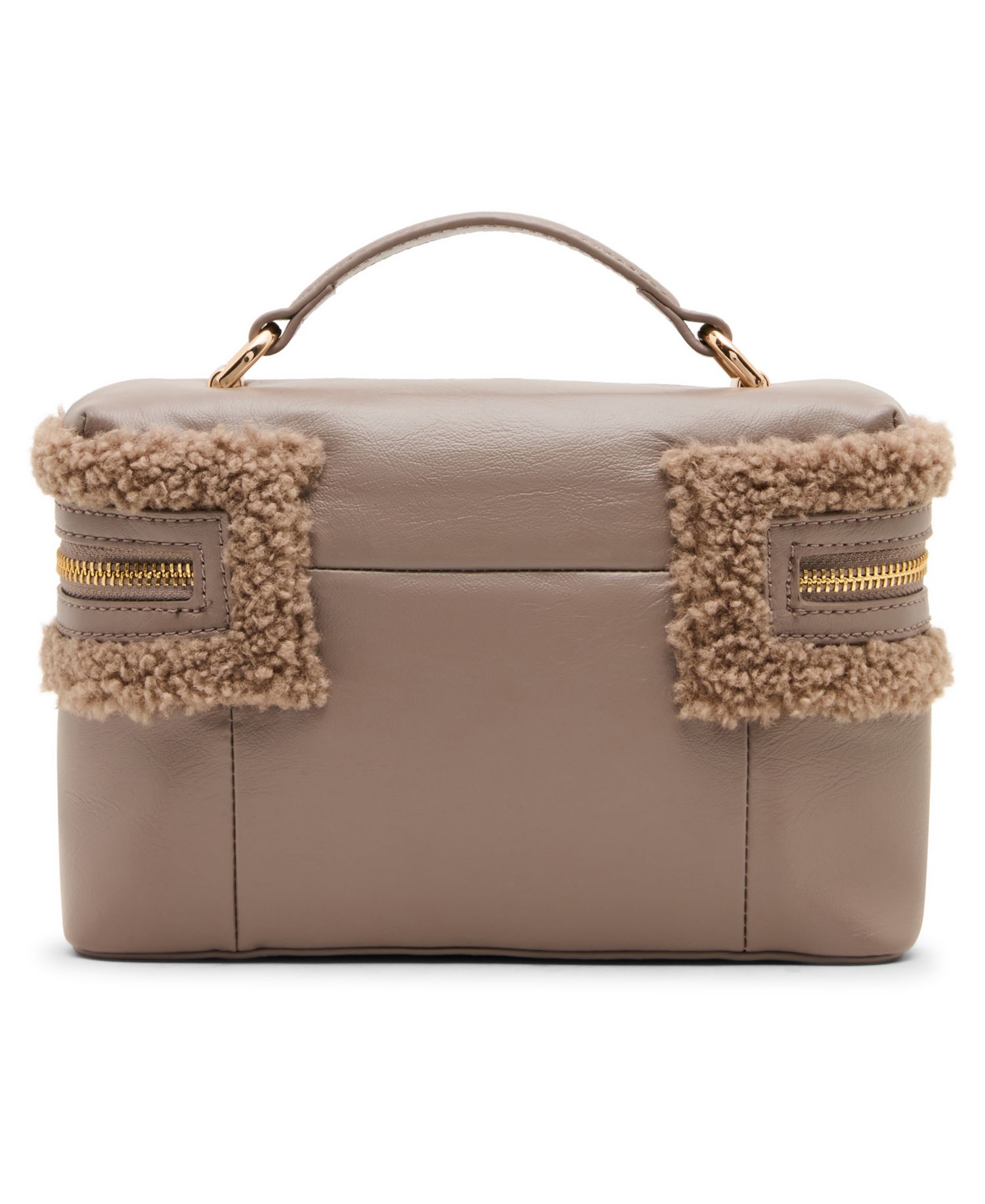 Women's Faux Sherpa Train Case