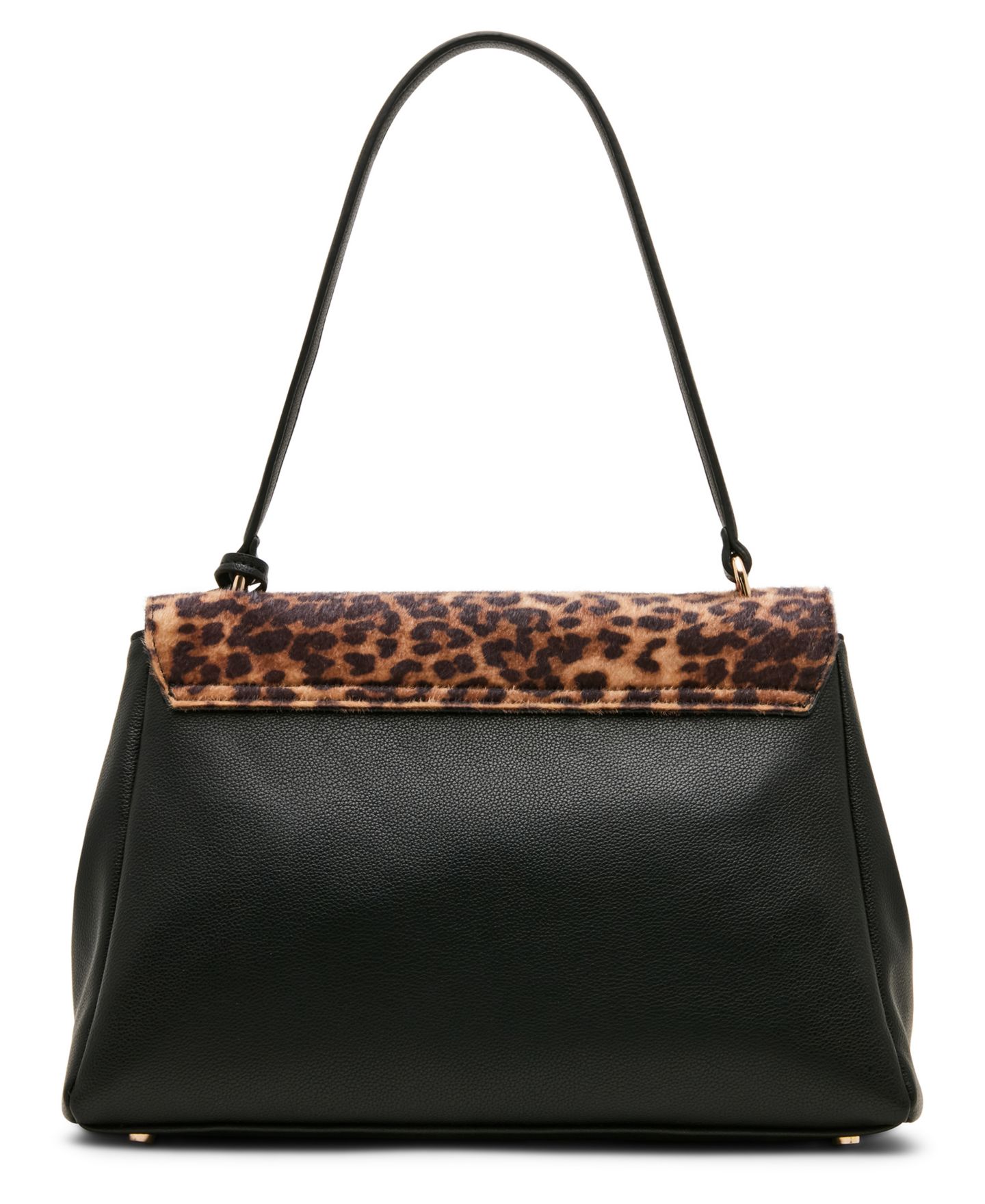 Женская сумка Anne Klein Faux Cheetah Medium Flap Shoulder Handbag, цвет: Чёрный — фото 2