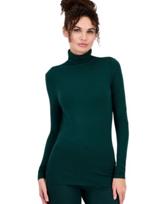 Women's Long-Sleeve Seamless Turtleneck