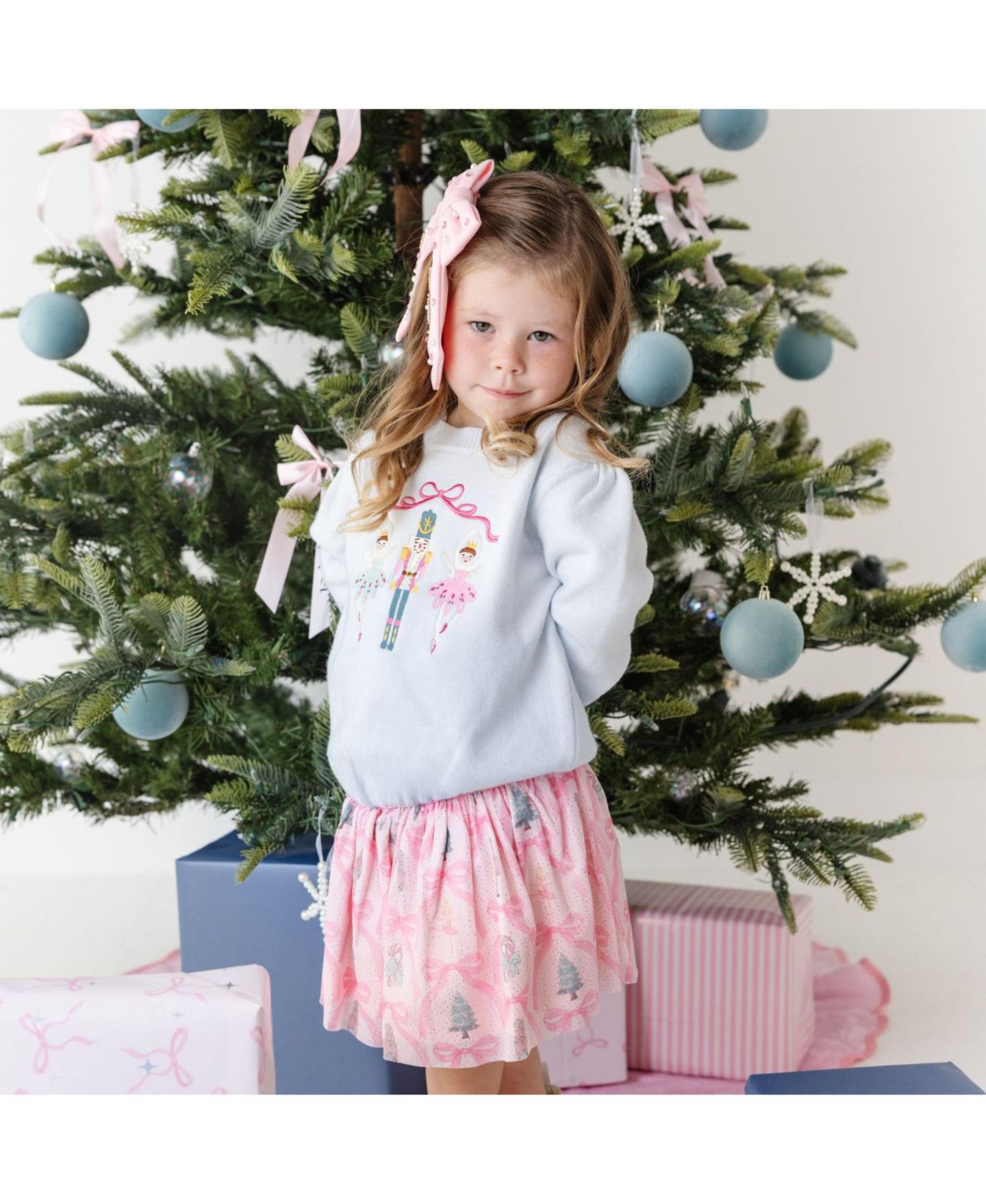 Аксессуары для волос Sweet Wink Nutcracker Christmas Gemstone Clip Hair Clip для девочек, цвет: Розовый — фото 2