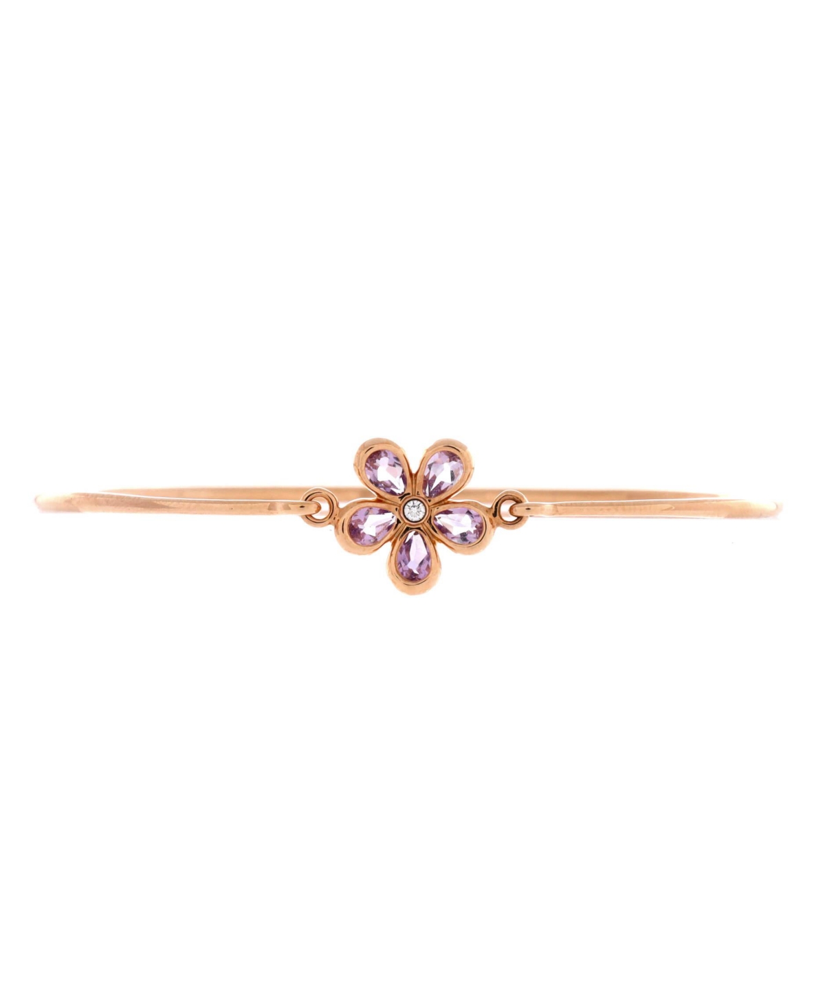 Pre-Owned Tiffany & Co Sparklers Flower Hook Bracelet - 18k rose gold