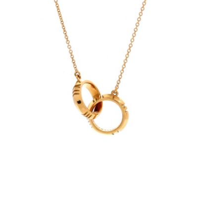 Atlas X Closed Interlocking Pendant Necklace