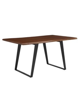 Viggo 60" Live Edge Acacia Wood Acacia Wood Dining Table