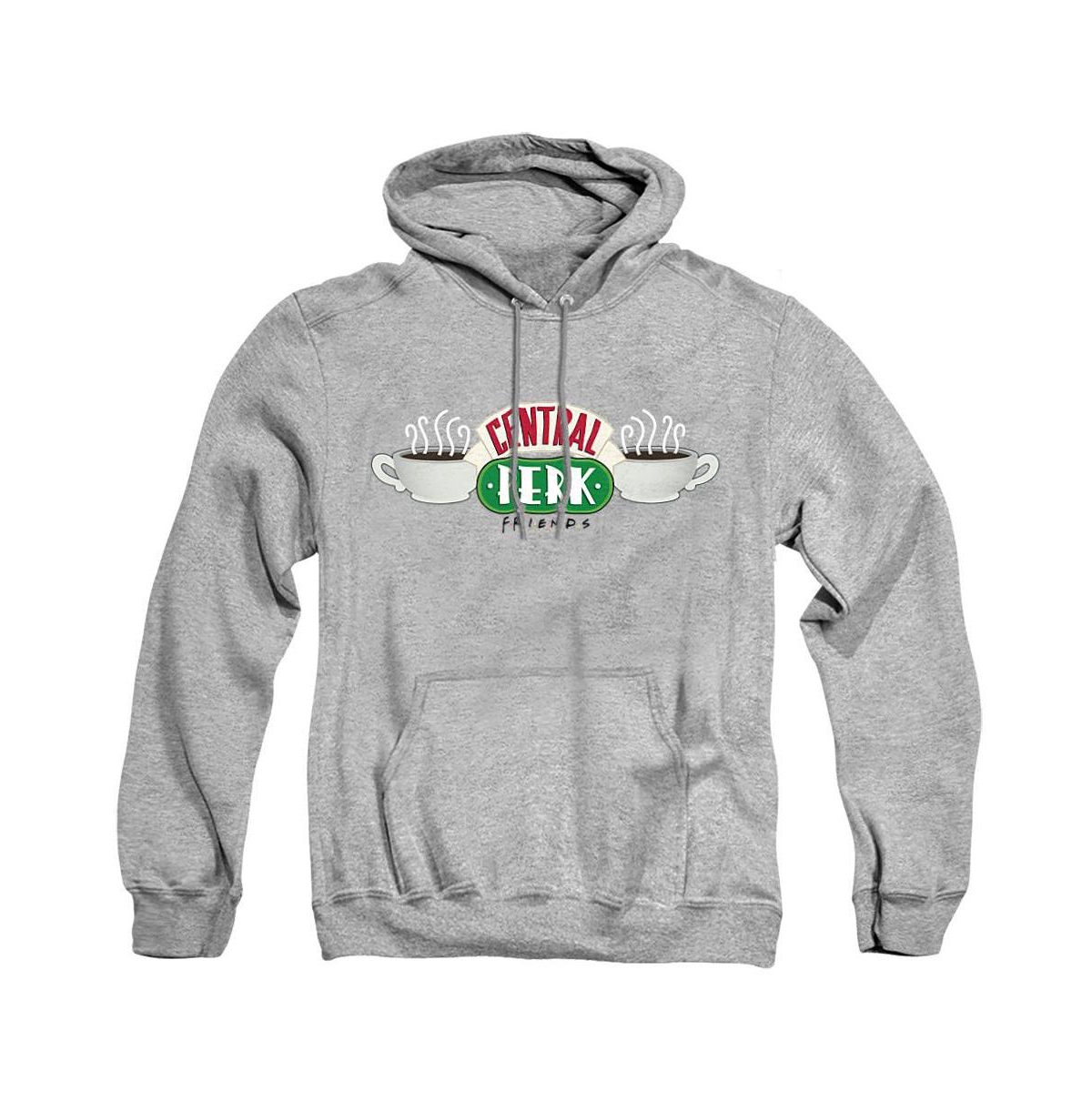 Friends Men's Central Perk Logo Pull-Over Hoodie - Athletic heather