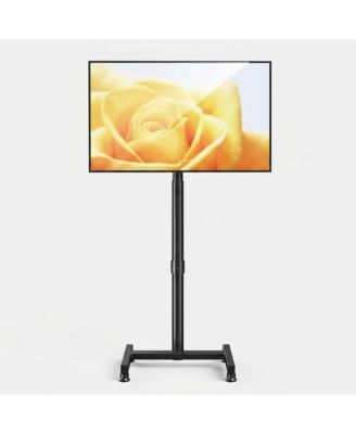 13-43 Inch Height-Adjustable Tilting TV Floor Stand, Up to 43"